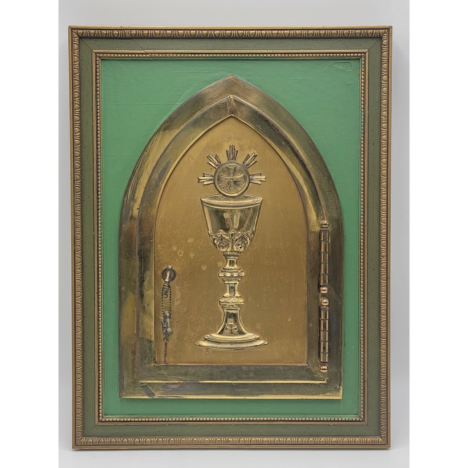 RARE Antique Eucharist Safe 1920 St Louis MO Cathedral (1 of 8)