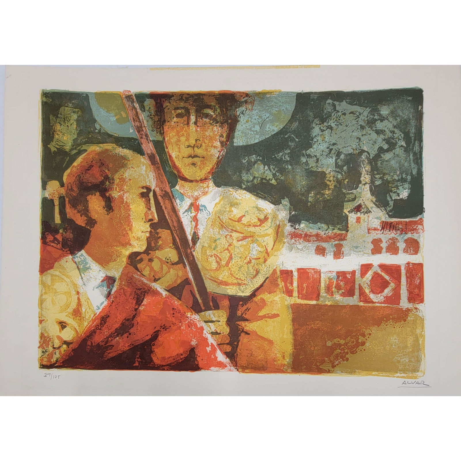 Sunol Alvar Limited Edition Lithograph Signed 39/125 (1 of 8)