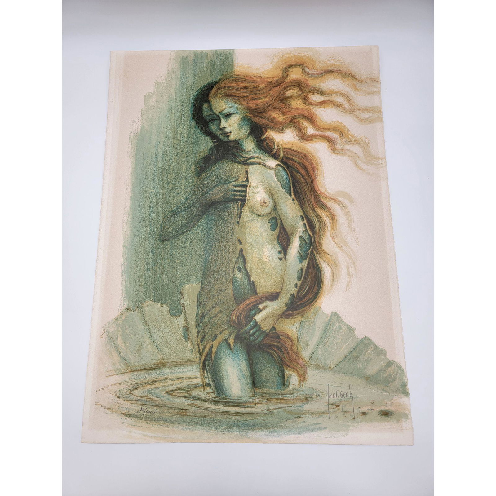 1925 Francis de Lassus Saint-Genies Lithograph 76/200 (1 of 8)