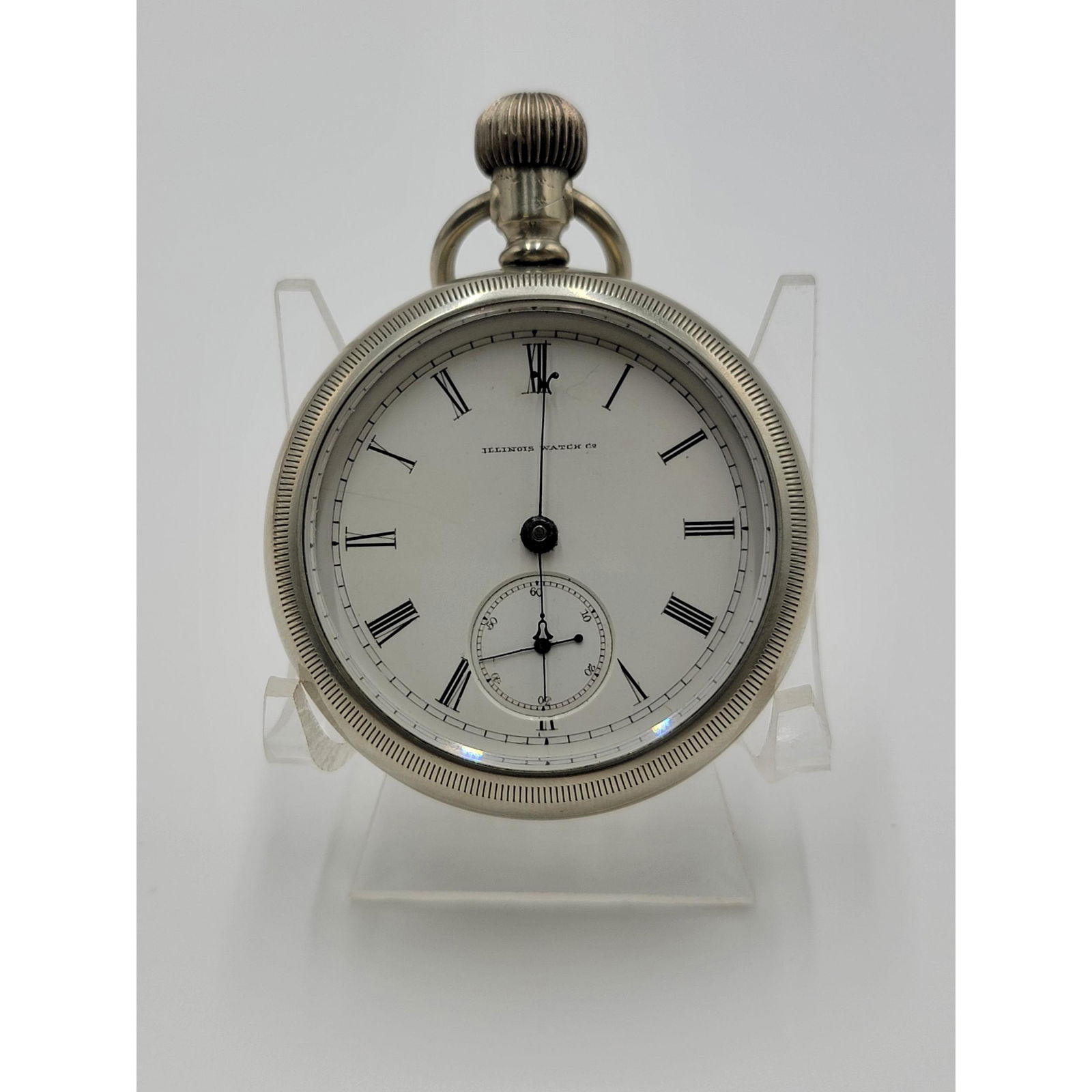 Vintage Illinois Springfield Co Pocket Watch (1 of 7)