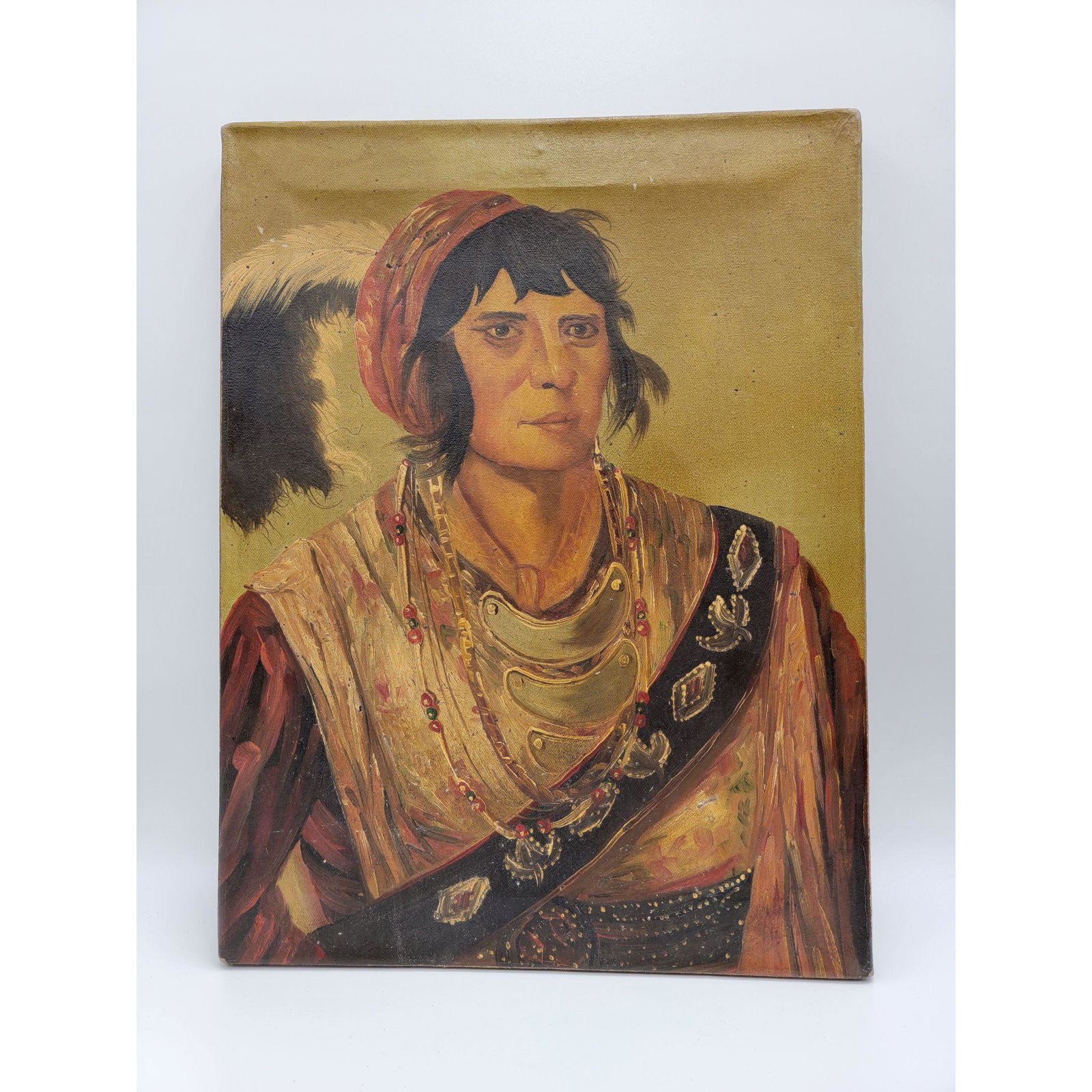 19th C O/C Native American Indian Portrait "OCEOLA" (1 of 16)