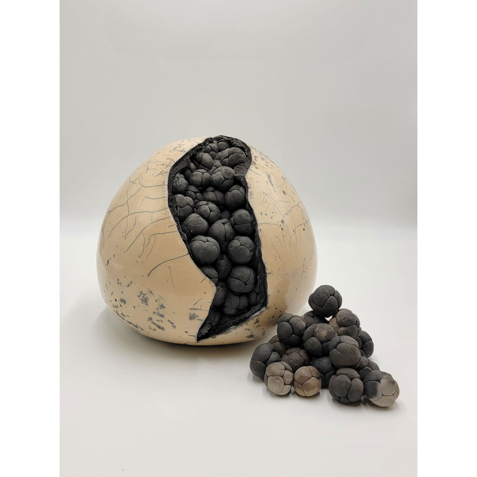 Michael Mick Sculpture Signed & Dated 2001 (2 PCS) (1 of 7)