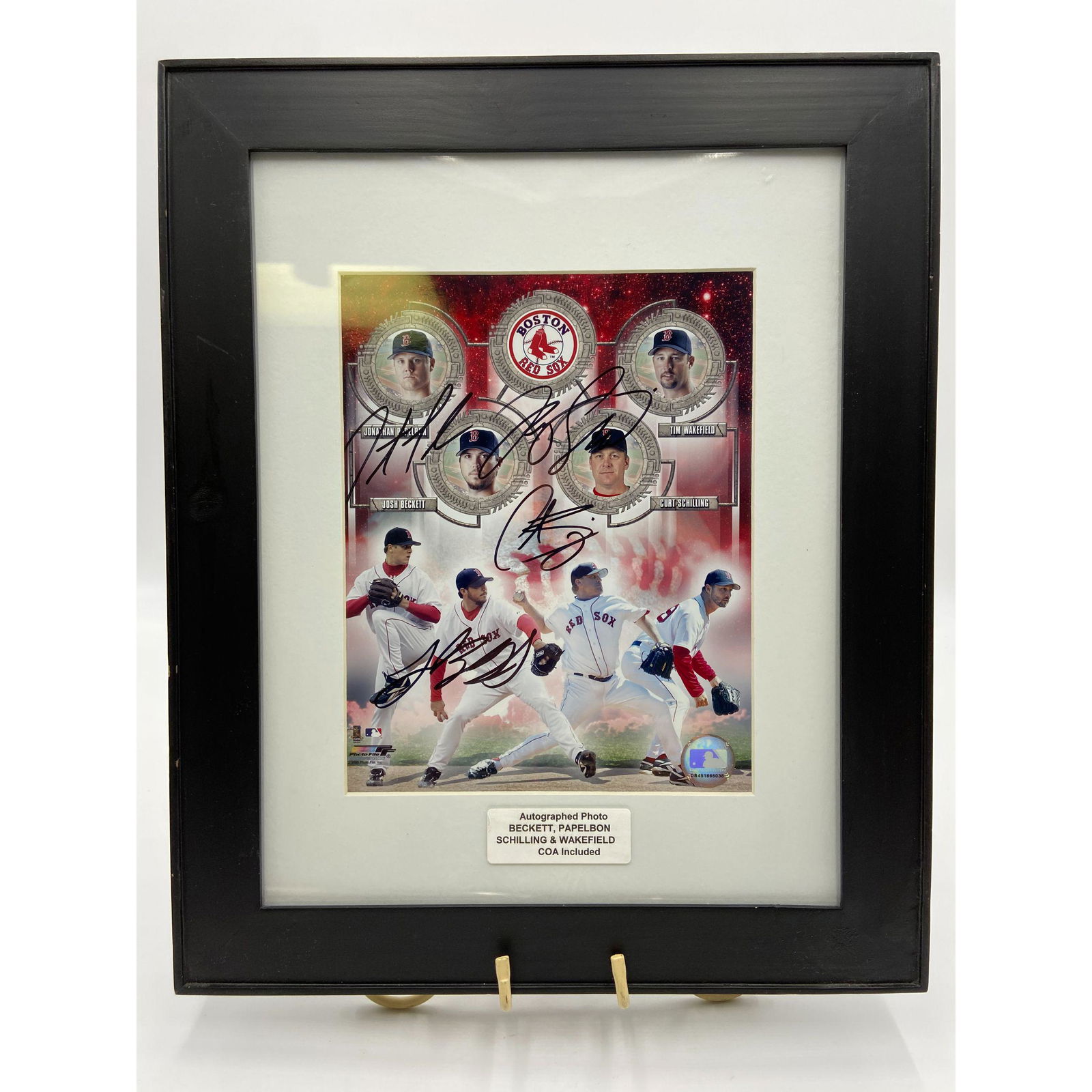 Boston Red Sox Autographed Pitching Team Photo w/ COA (1 of 7)