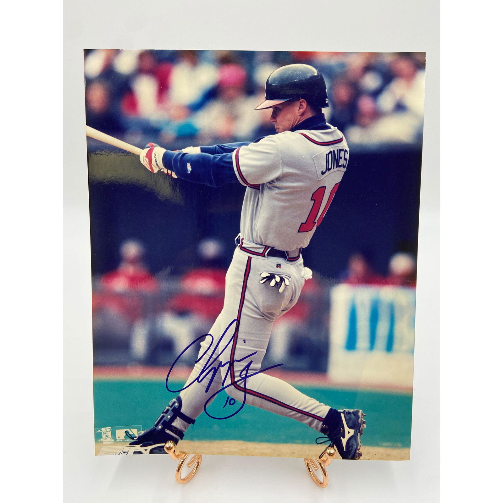 Chipper Jones Autographed Photo Atlanta Braves (1 of 2)
