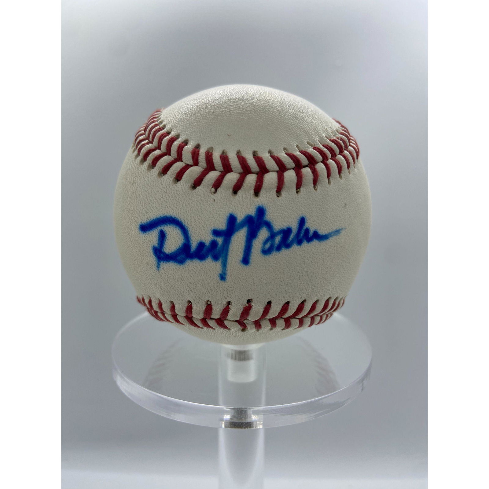 Vintage MLB Dusty Baker Autographed Baseball (1 of 3)