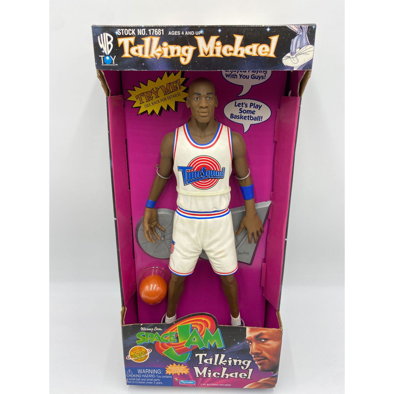 Michael Jordan Space Jam Movie 15 Inch Electronic Talki (1 of 4)