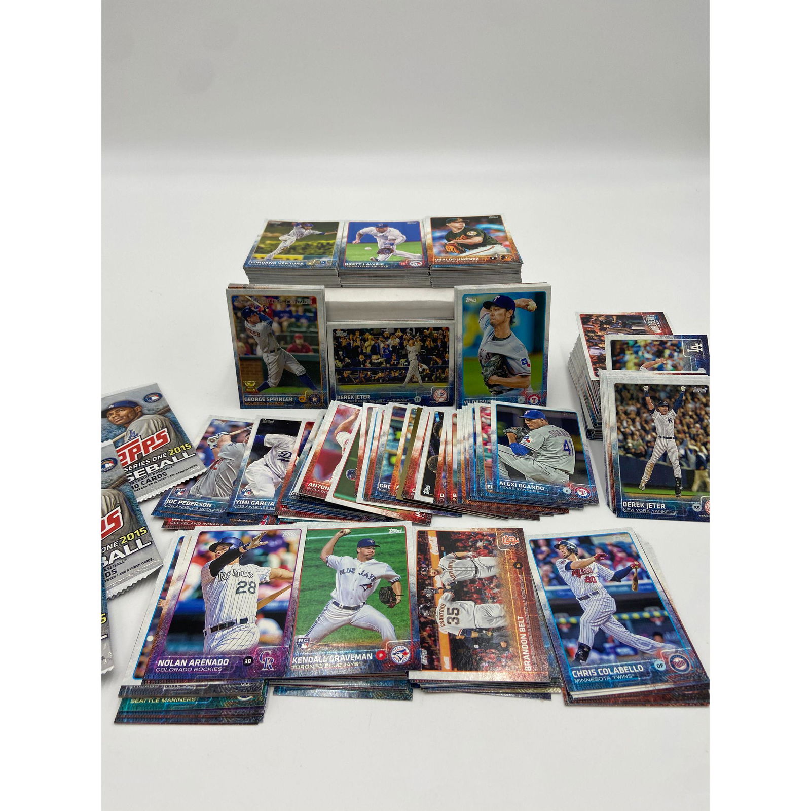 TOPPS SERIES ONE 2015 BASEBALL CARDS COMPLETE SET (1 of 6)