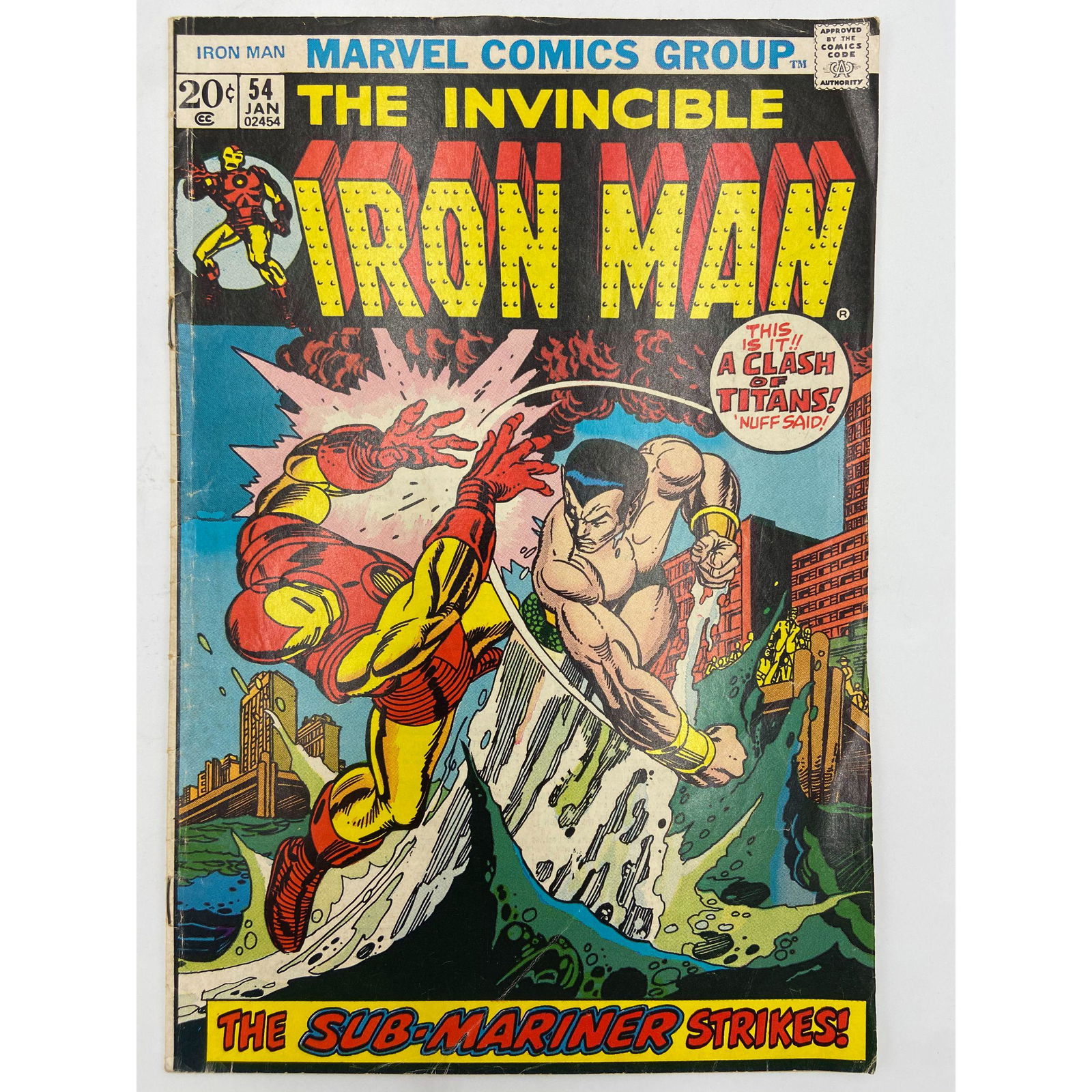 Vintage Marvel Comics Iron Man no. 54 comic book (1 of 8)
