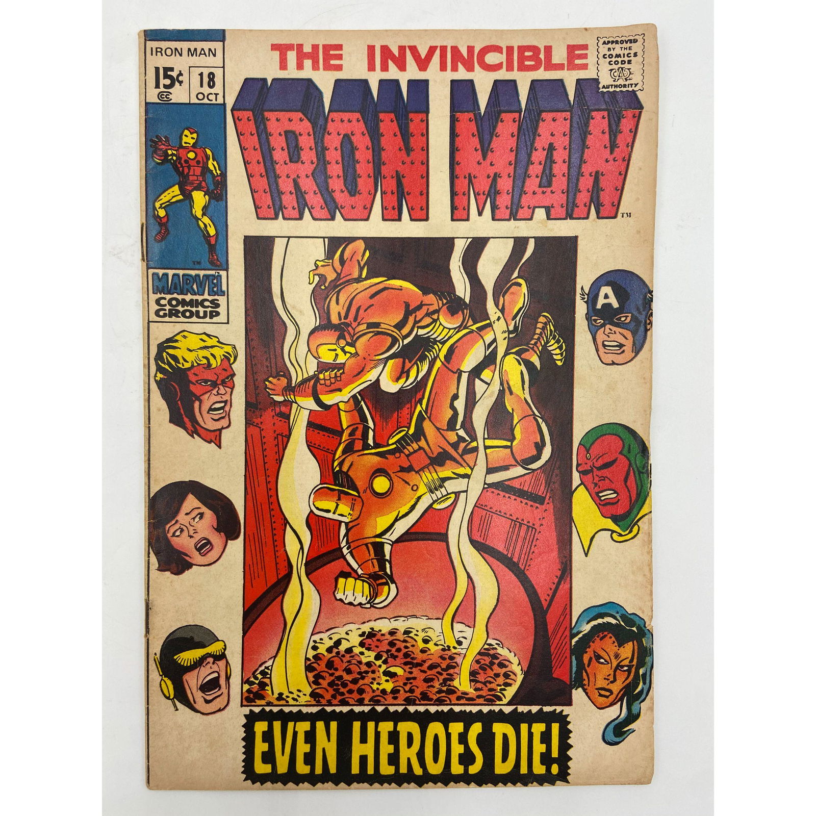 VINTAGE THE INVINCIBLE IRON MAN #18 (MARVEL COMICS) (1 of 8)