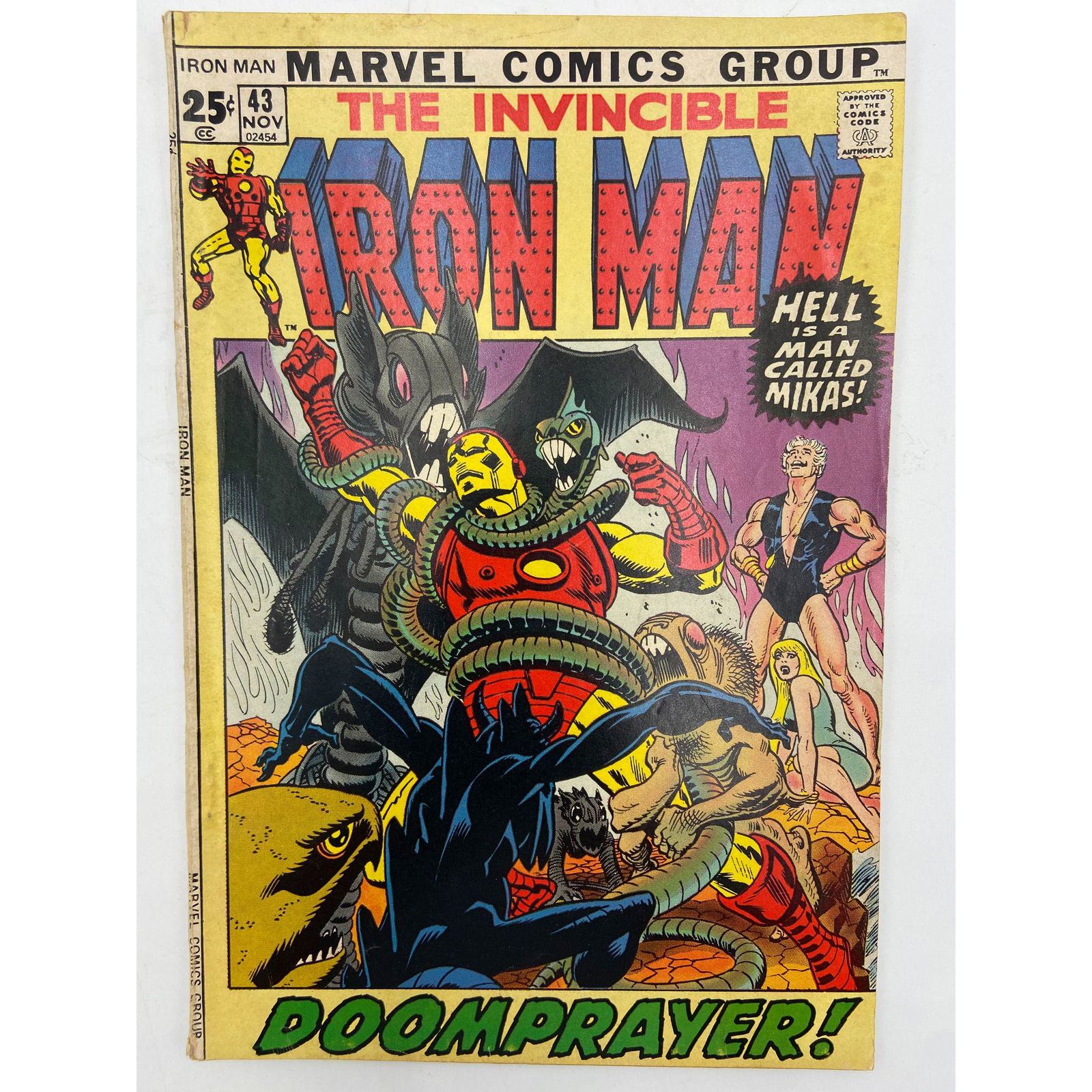 VINTAGE THE INVINCIBLE IRON MAN #43 (MARVEL COMICS) (1 of 8)
