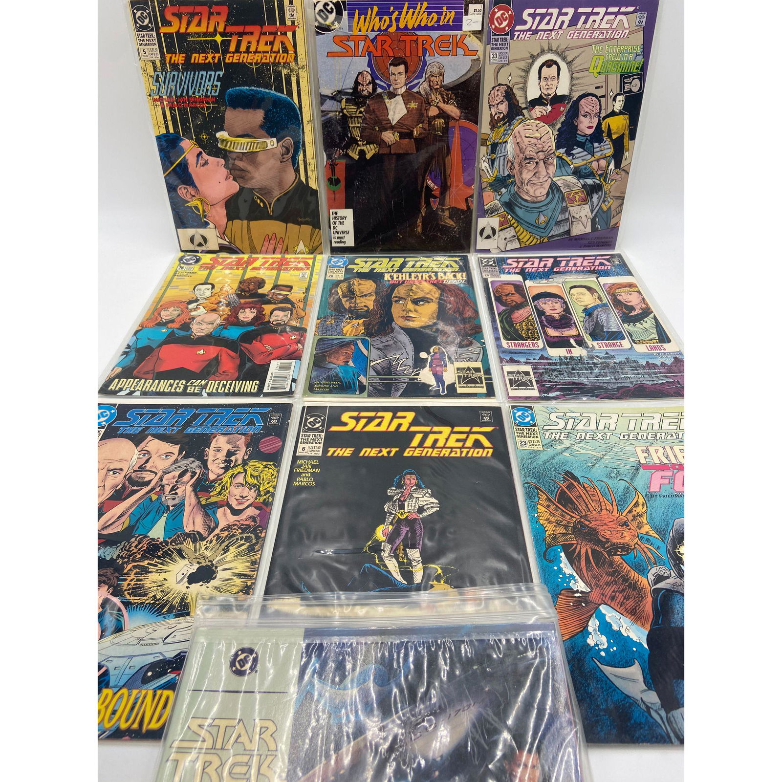 LOT OF 11 VINTAGE DC COMICS STAR TREK (1 of 11)