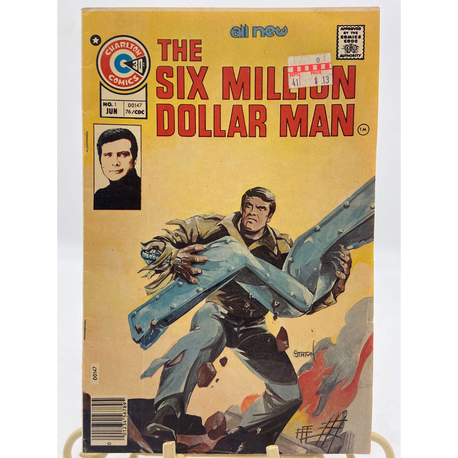 Charlton Comics The Six Million Dollar Man #1 Issue (1 of 8)