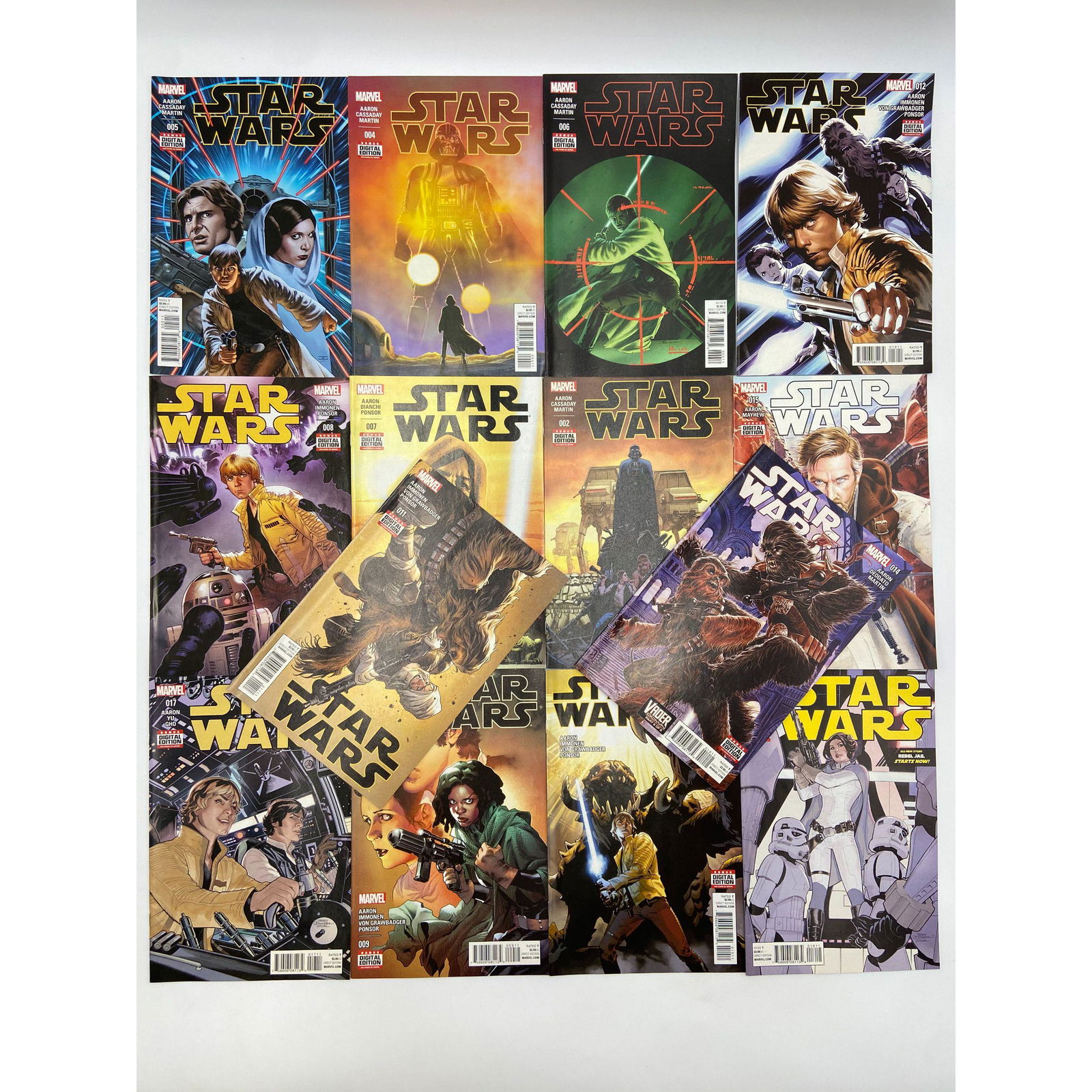 VINTAGE LOT OF 13 MARVEL COMICS STAR WARS (1 of 15)