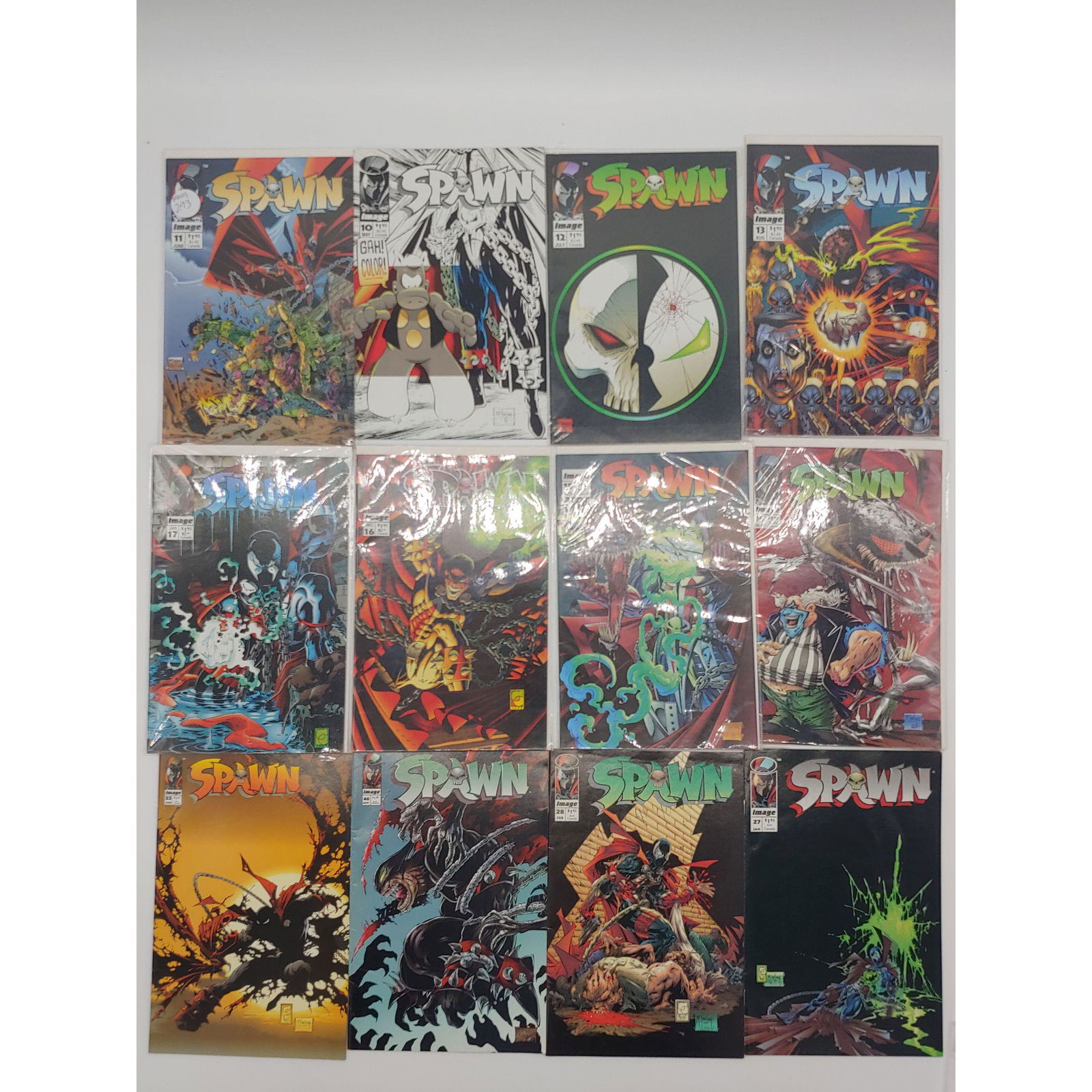LOT OF 11 SPAWN COMICS EARLY ISSUES (1 of 13)