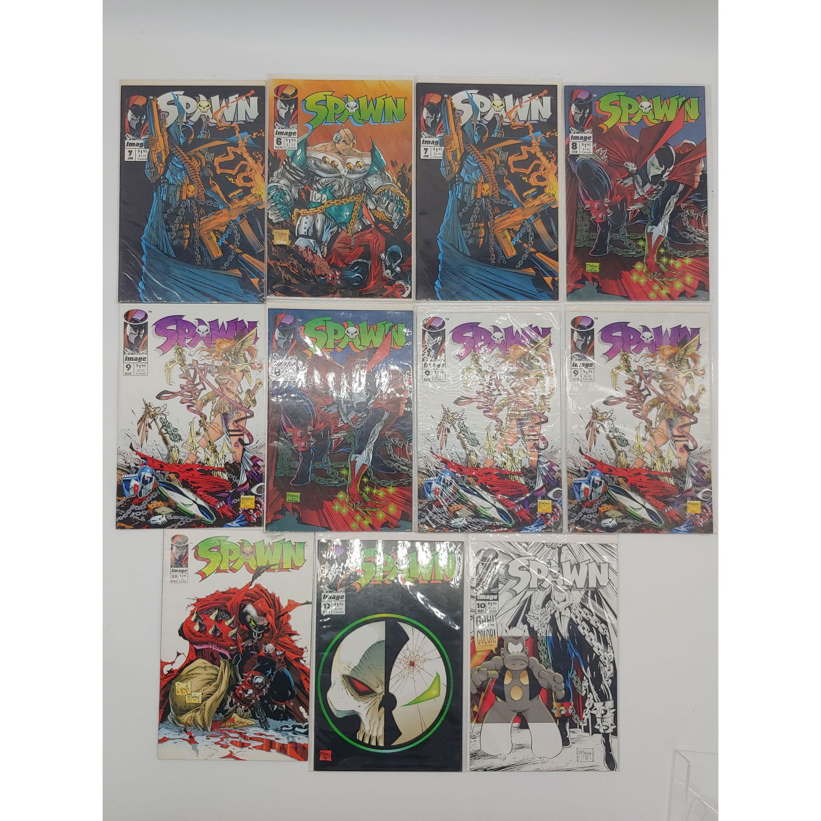 VINTAGE LOT OF 11 SPAWN COMIC BOOKS EARLY ISSUES (1 of 11)