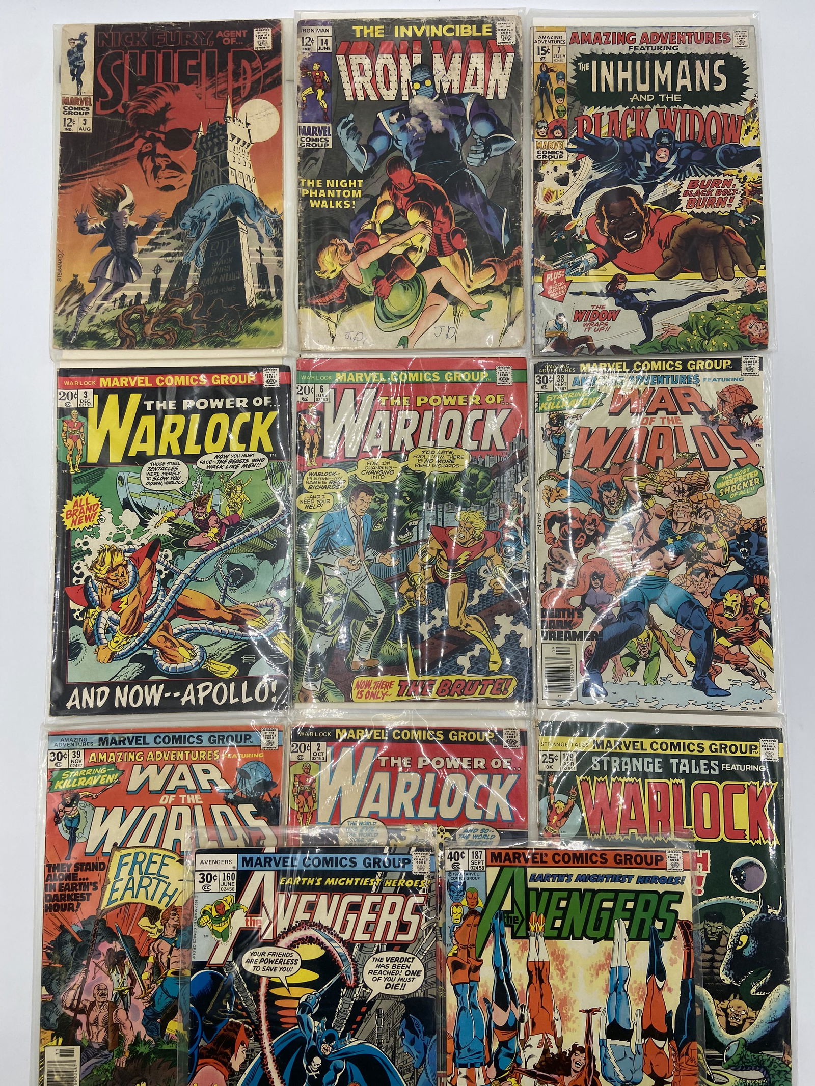 LOT OF 11 MARVEL COMICS HIGHLY COLLECTIBLE EARLY!!! (1 of 12)