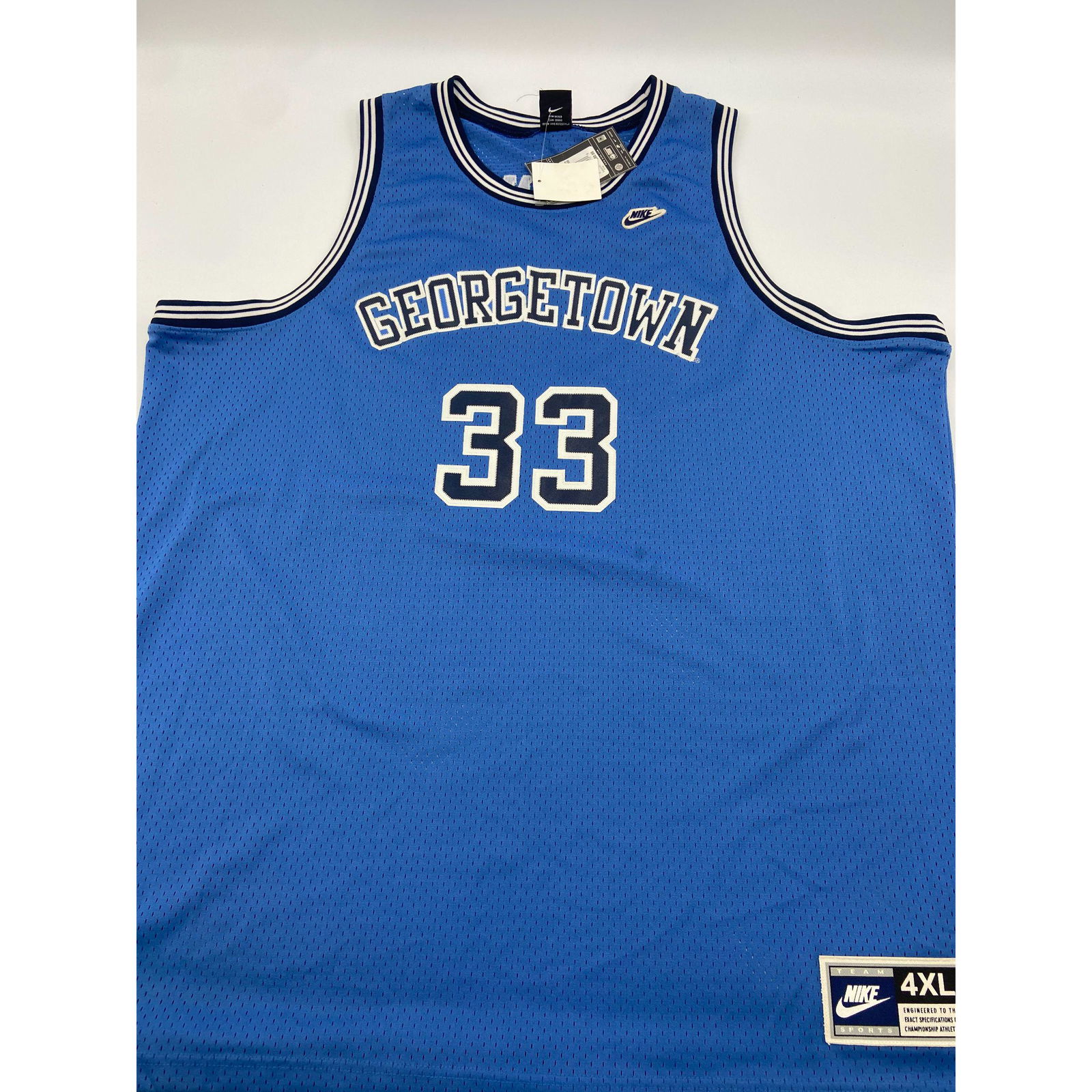 VINTAGE NCAA GEORGETOWN HOYAS PATRICK EWING 33 NIKE JER (1 of 6)