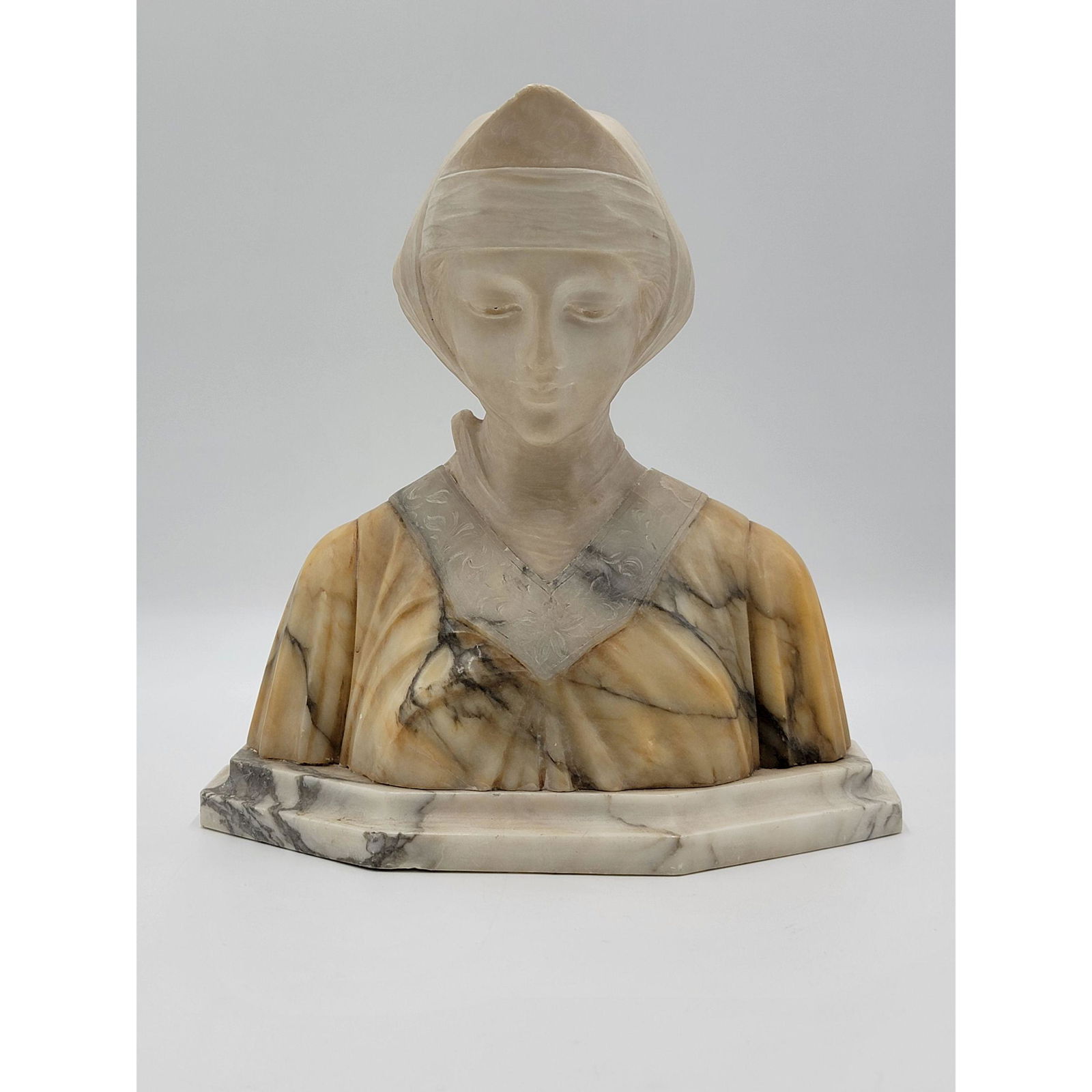 A Fine Antique Italian Marble Bust Signed (1 of 12)