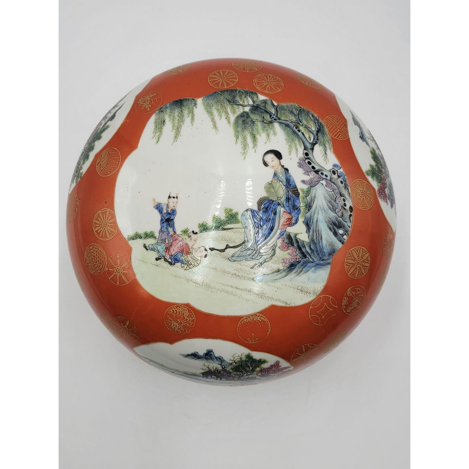 Chinese Famille Rose Bowl Covered Box Tongzhi Mark (1 of 20)