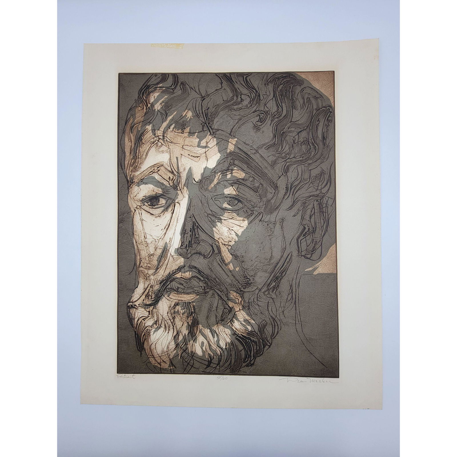 Dean Meeker Self Portrait Signed Lithograph 55/60 (1 of 6)