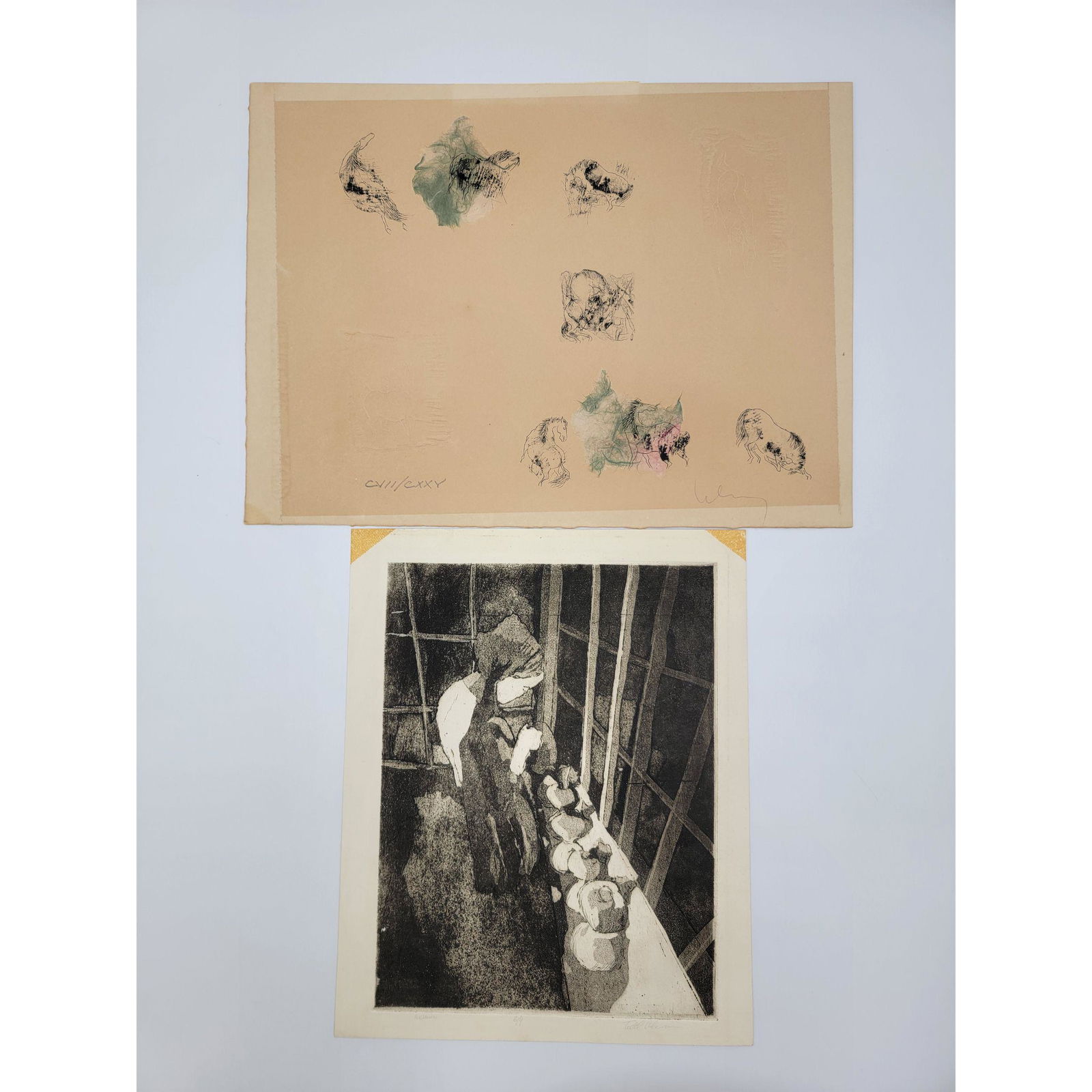 Guillaume Azoulay? Unusual Lithograph Plus 1 (1 of 18)