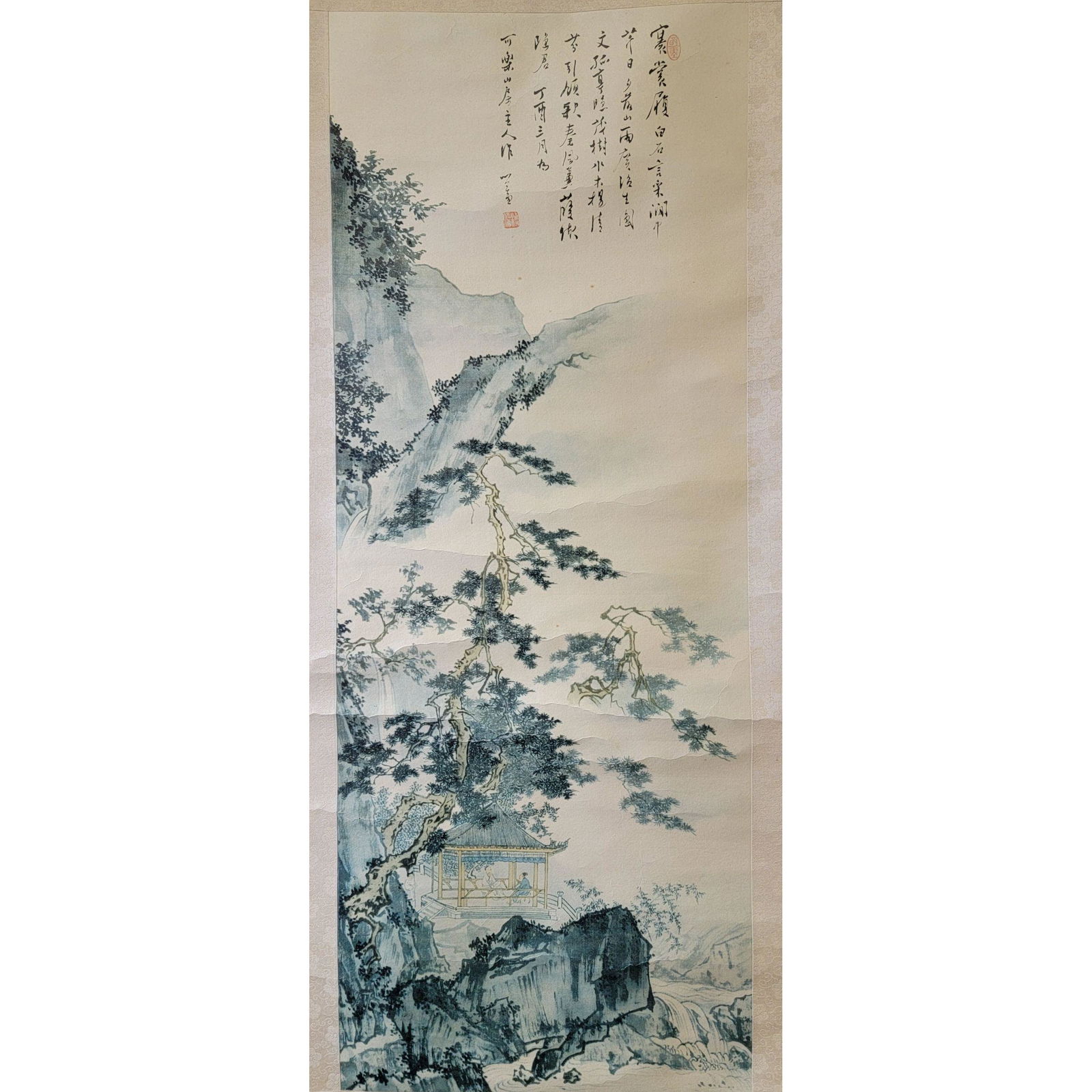 Vintage Chinese Scroll Landscape Print (1 of 6)