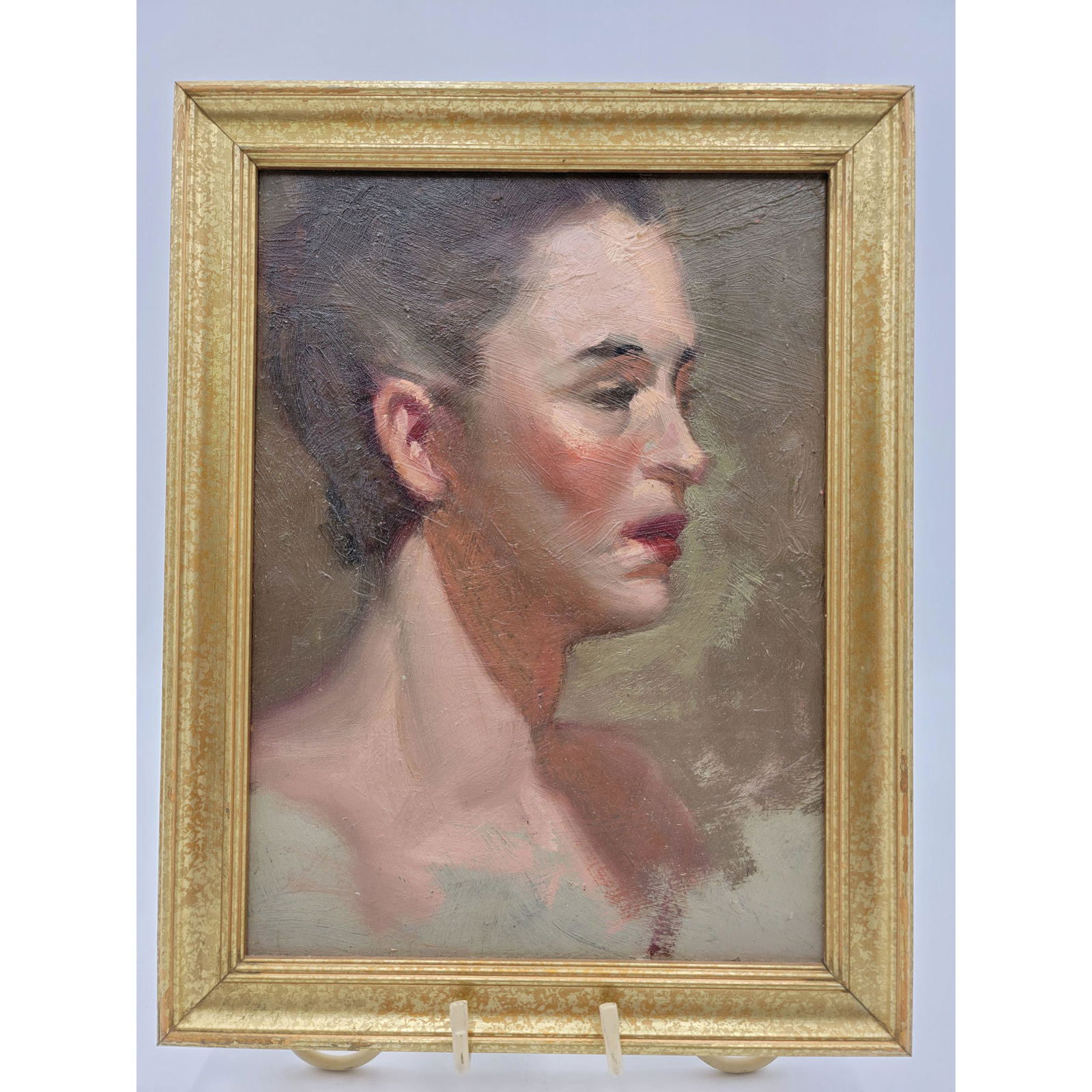 EDWARD LEONARD (1901-1968) O/B DOUBLE SIDED PORTRAIT OF (1 of 5)