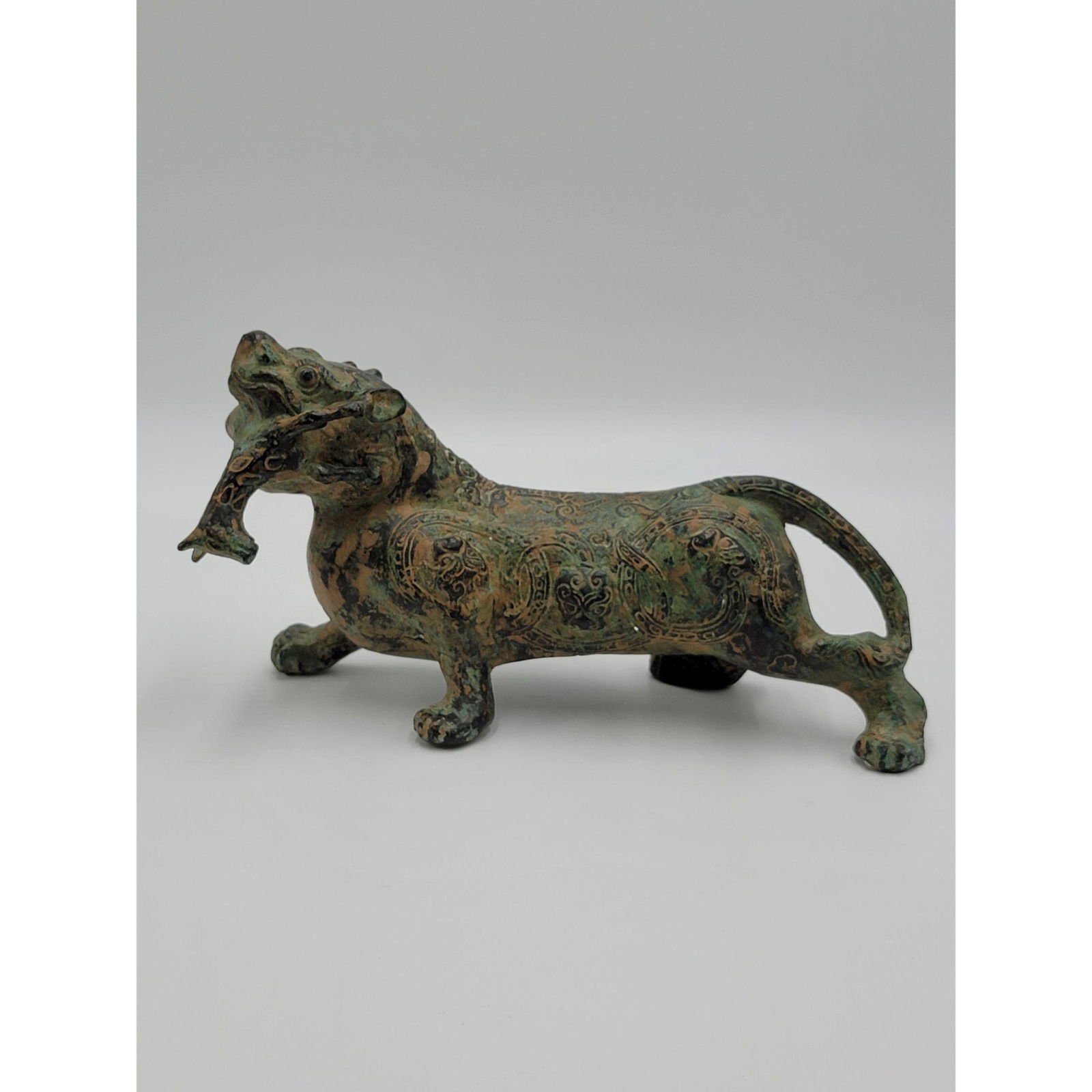 Archaistic Chinese Bronze Lion (1 of 20)