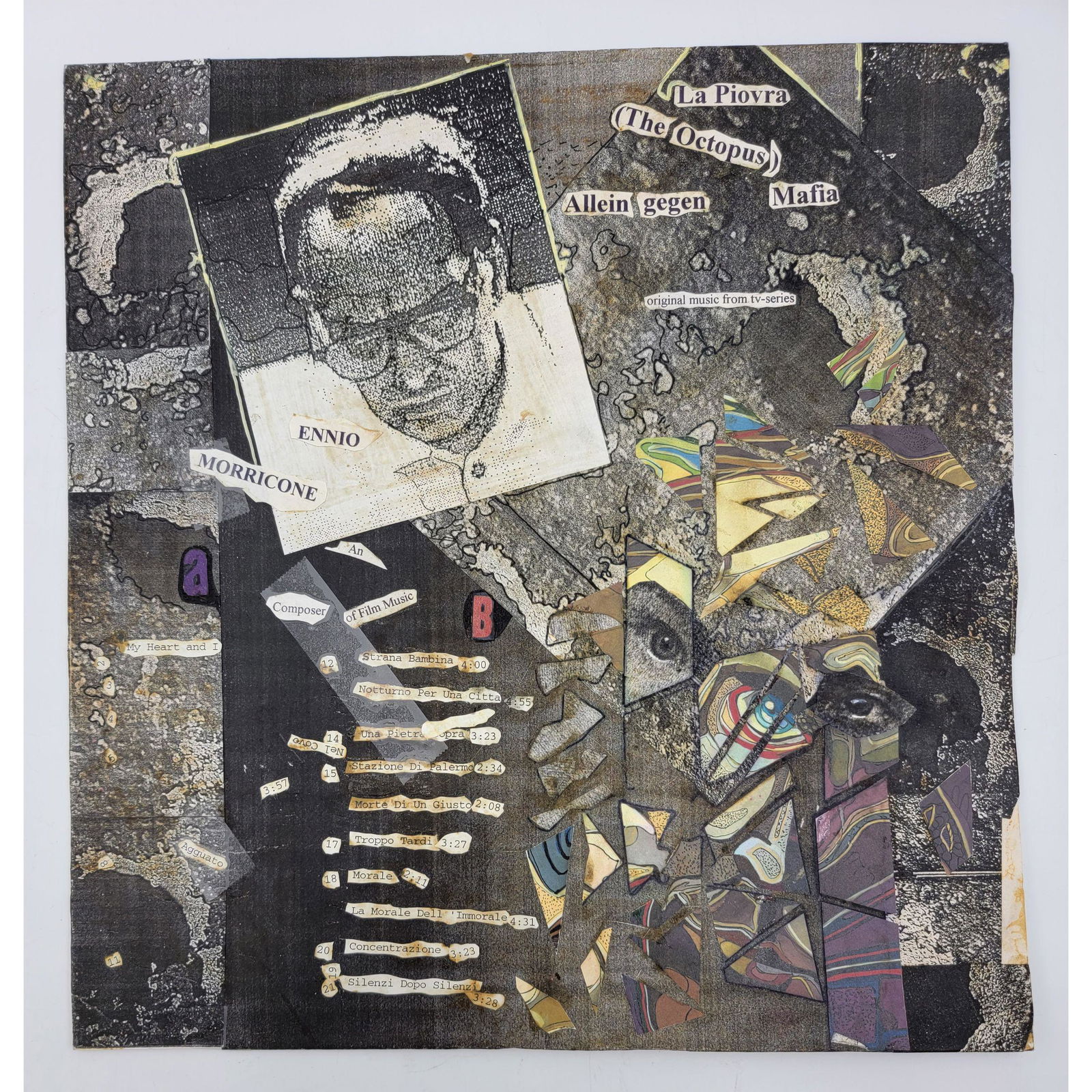 A Collage Abstract Watercolor Painting By Nataliya Tint (1 of 4)