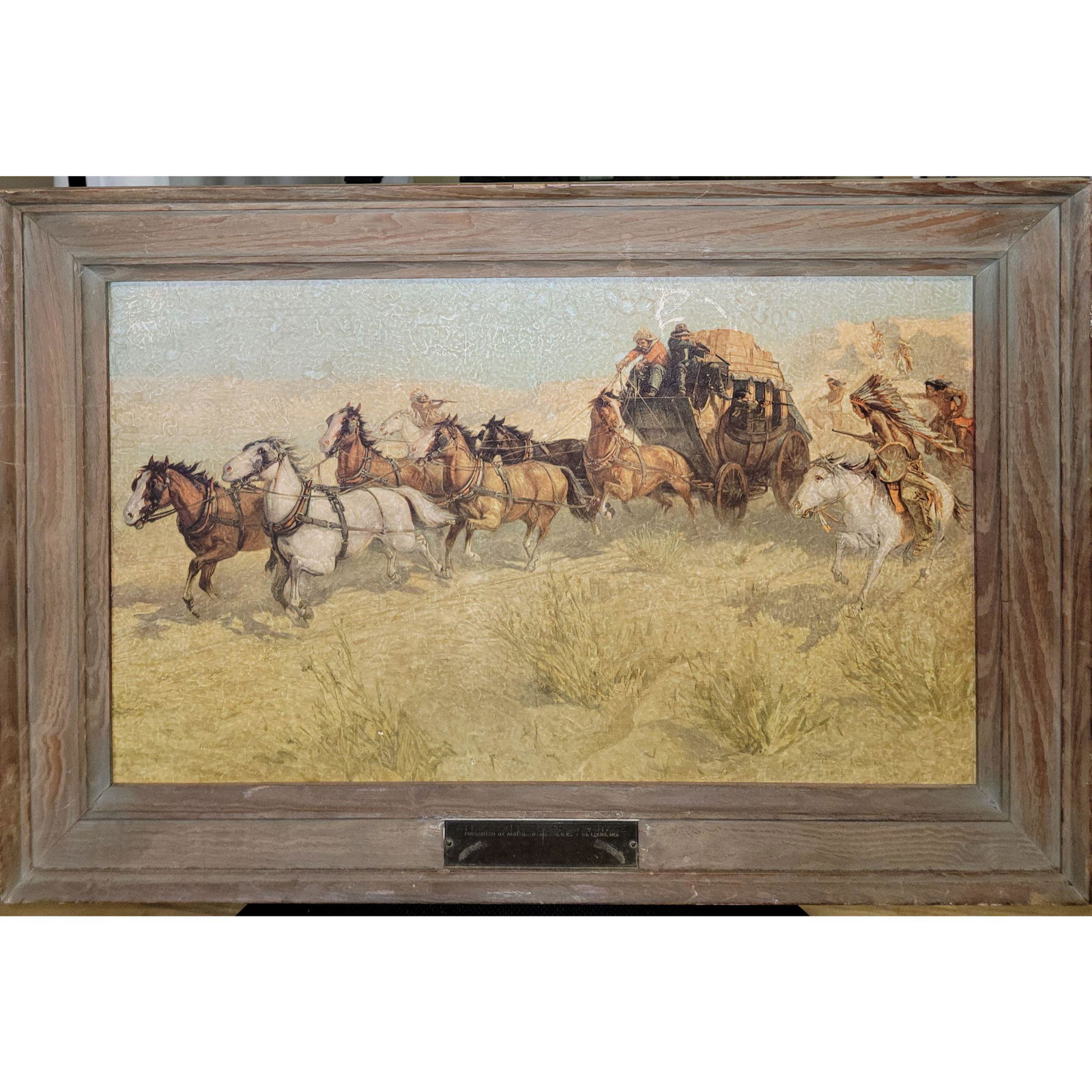 ANHEUSER-BUSCH - Attack On The Overland Stage (1 of 8)