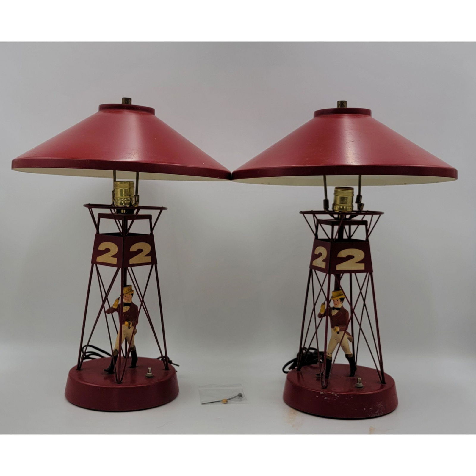 Pair Of Antique Johnny Walker Lamps (1 of 11)