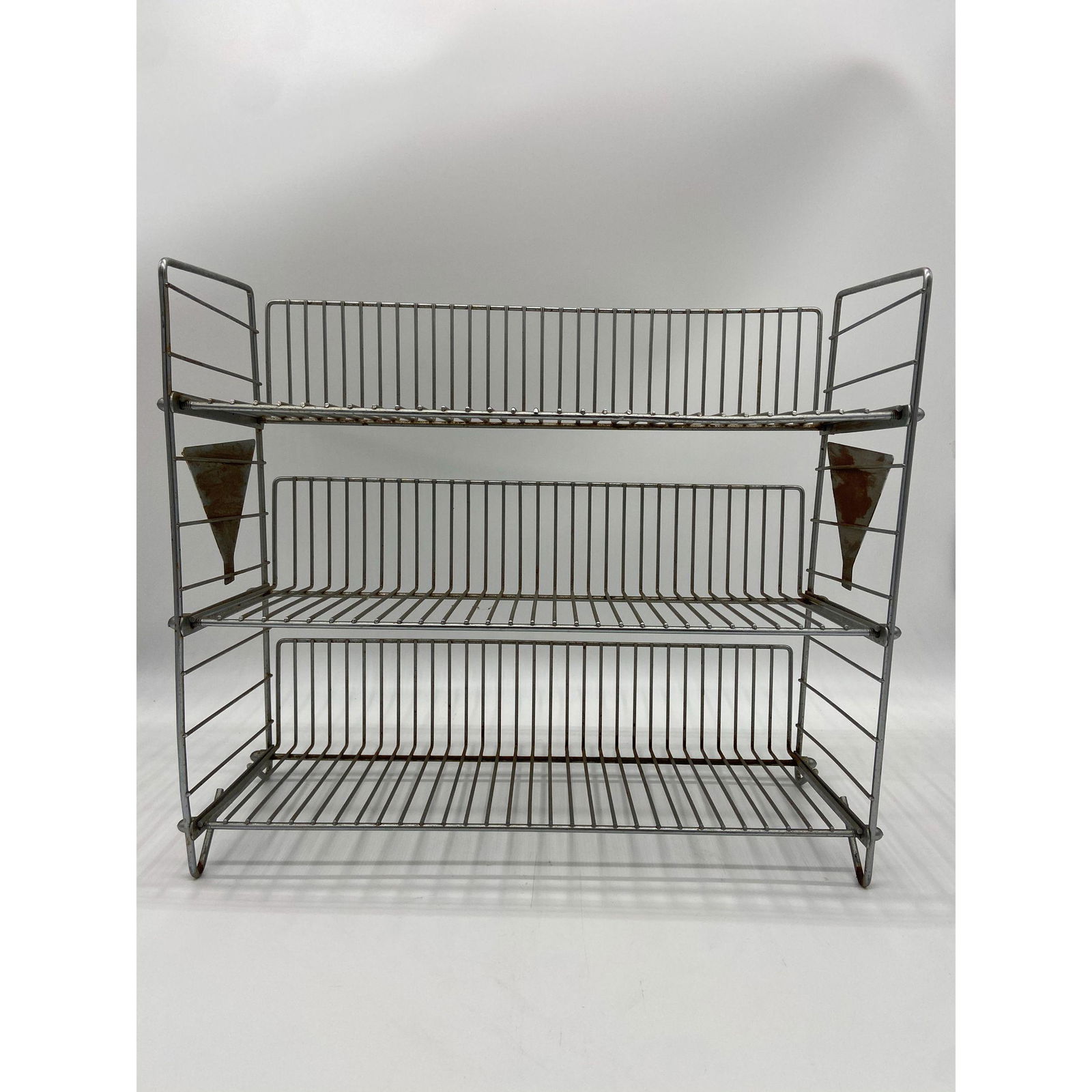 Vintage Toms Candy Wire Display Rack: Vintage Toms Candy Wire Display Rack, Measures 17 1/4" x 8" x 19 1/2"