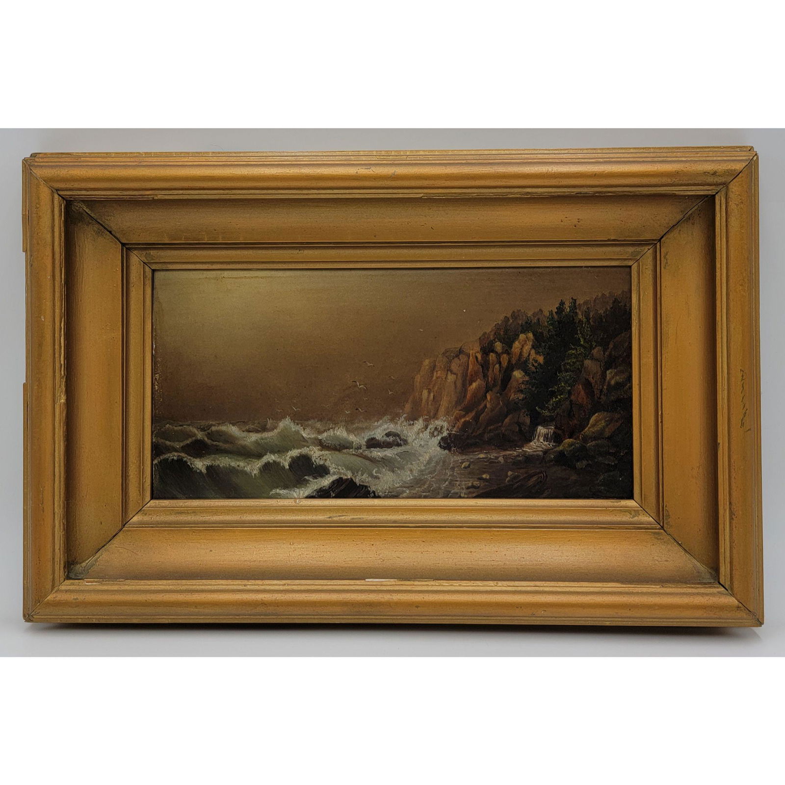 A Fine O/B Seascape Painting 19-20th Century (1 of 12)
