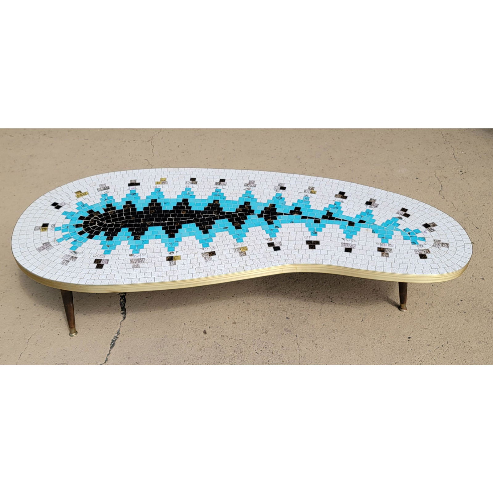 Mid Century Modern Mosaic Coffee Table (1 of 8)