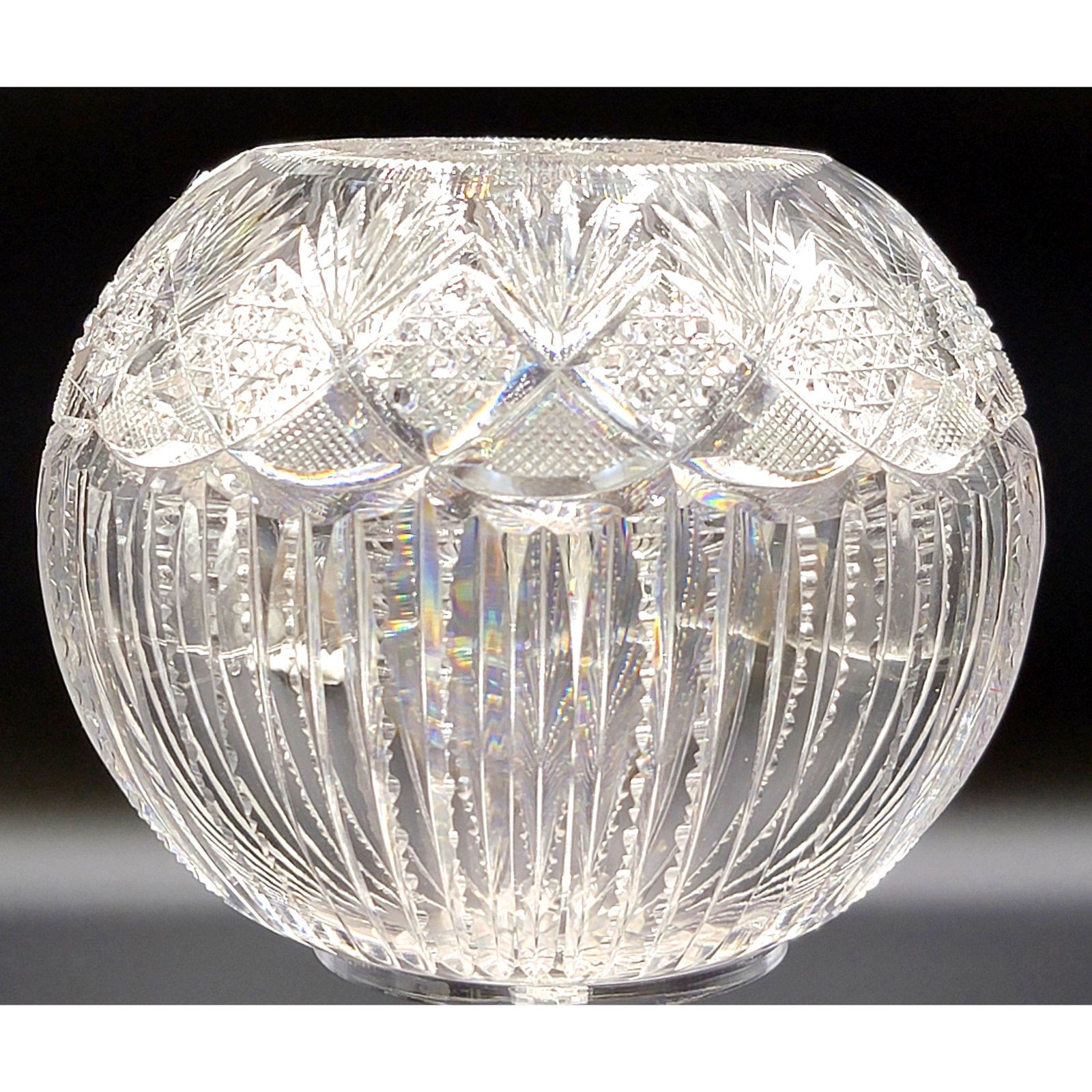 ABP Cut Glass Rose Bowl Attr. J Hoare (1 of 14)
