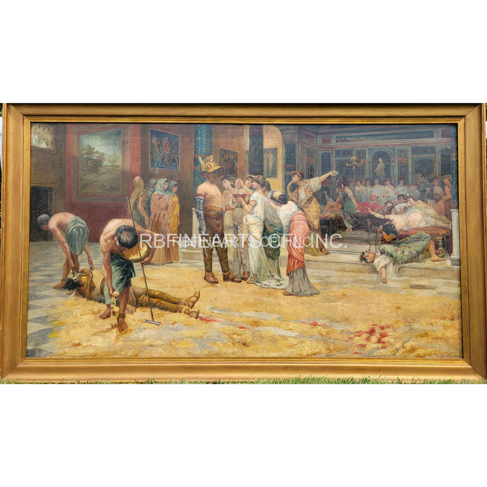 Monumental O/C Painting Signed Giovanni Coppola (1 of 20)