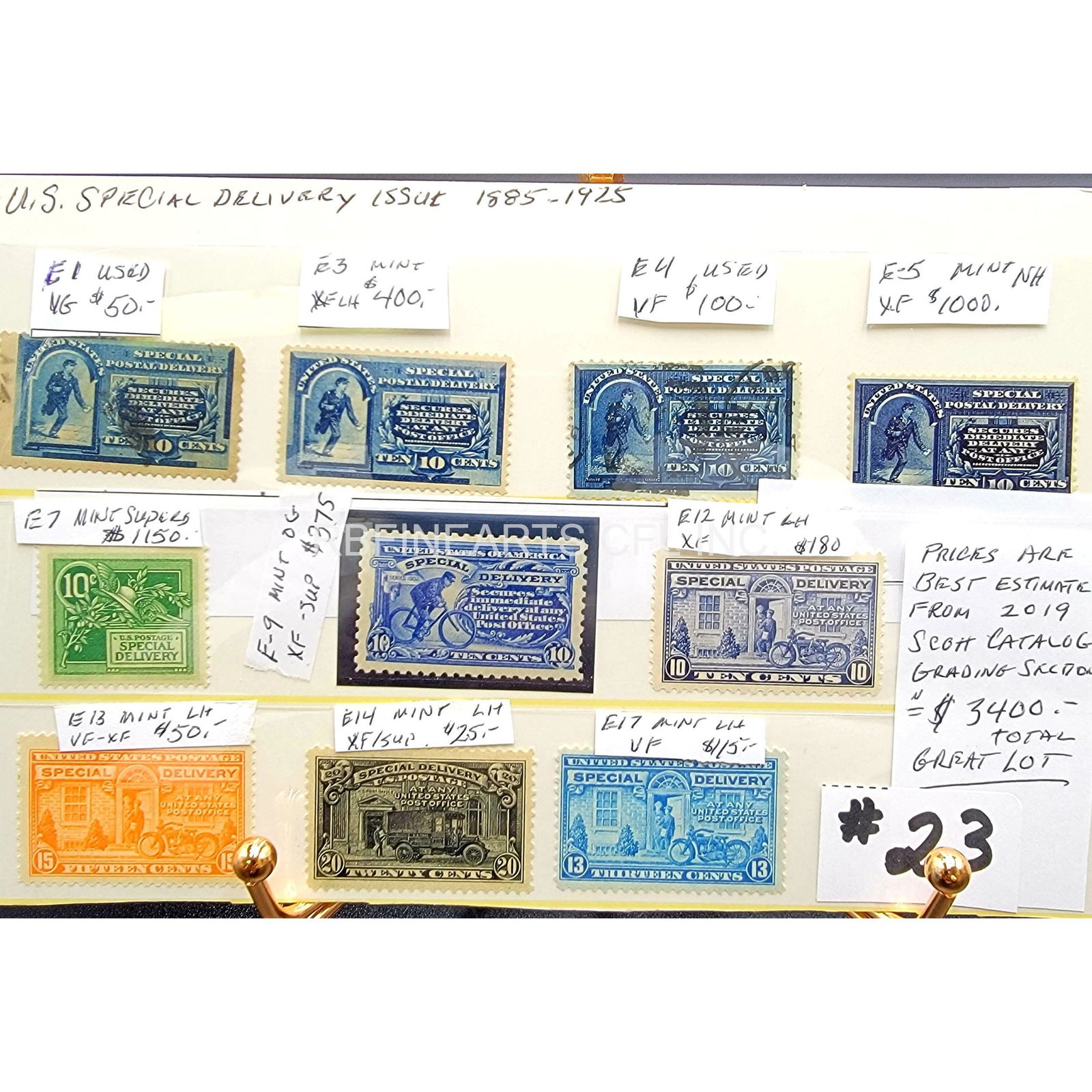 Rare Grouping Of Antique Stamps (1 of 2)