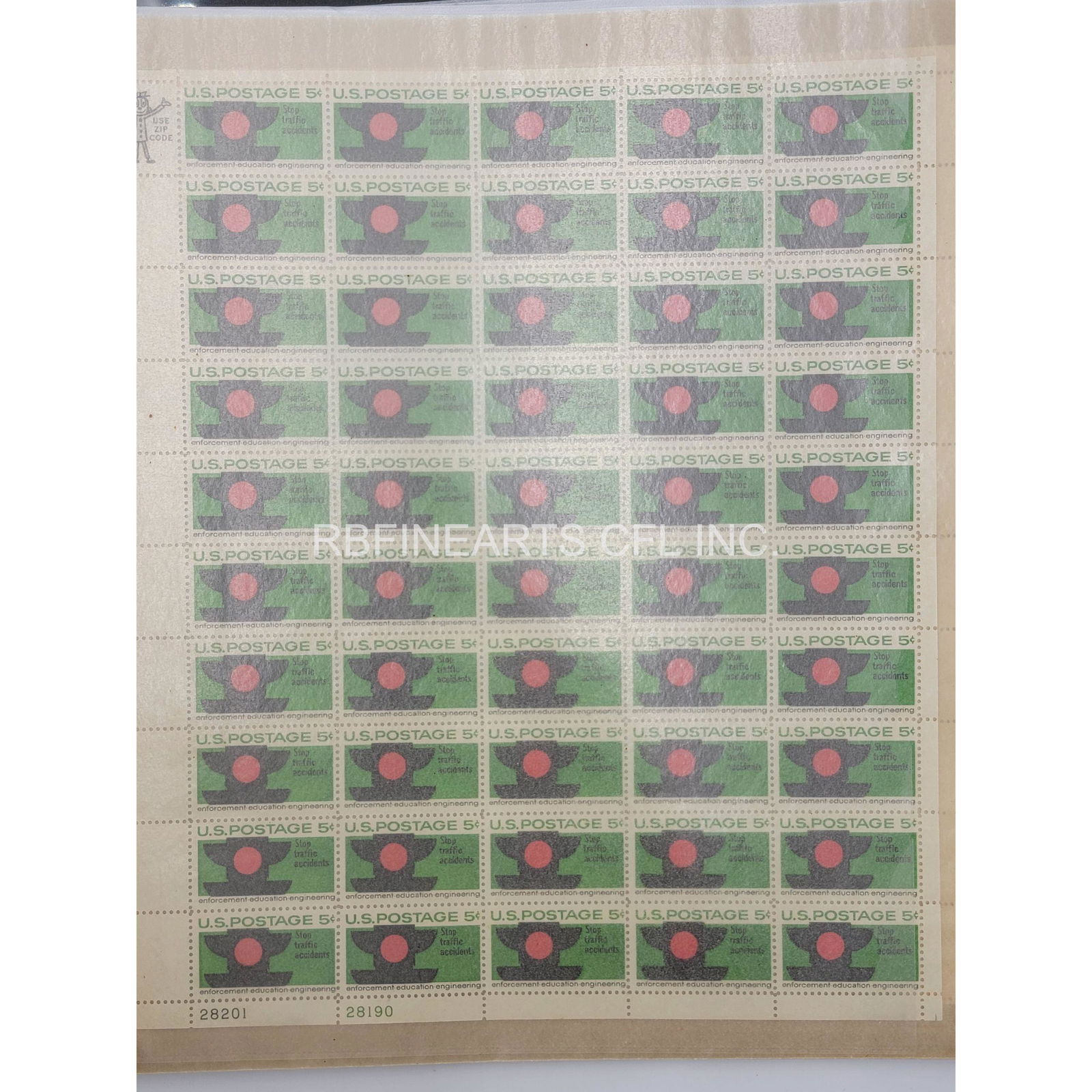 Stamps, 10 Complete Sheets Of US Commemorative Stamps (1 of 11)