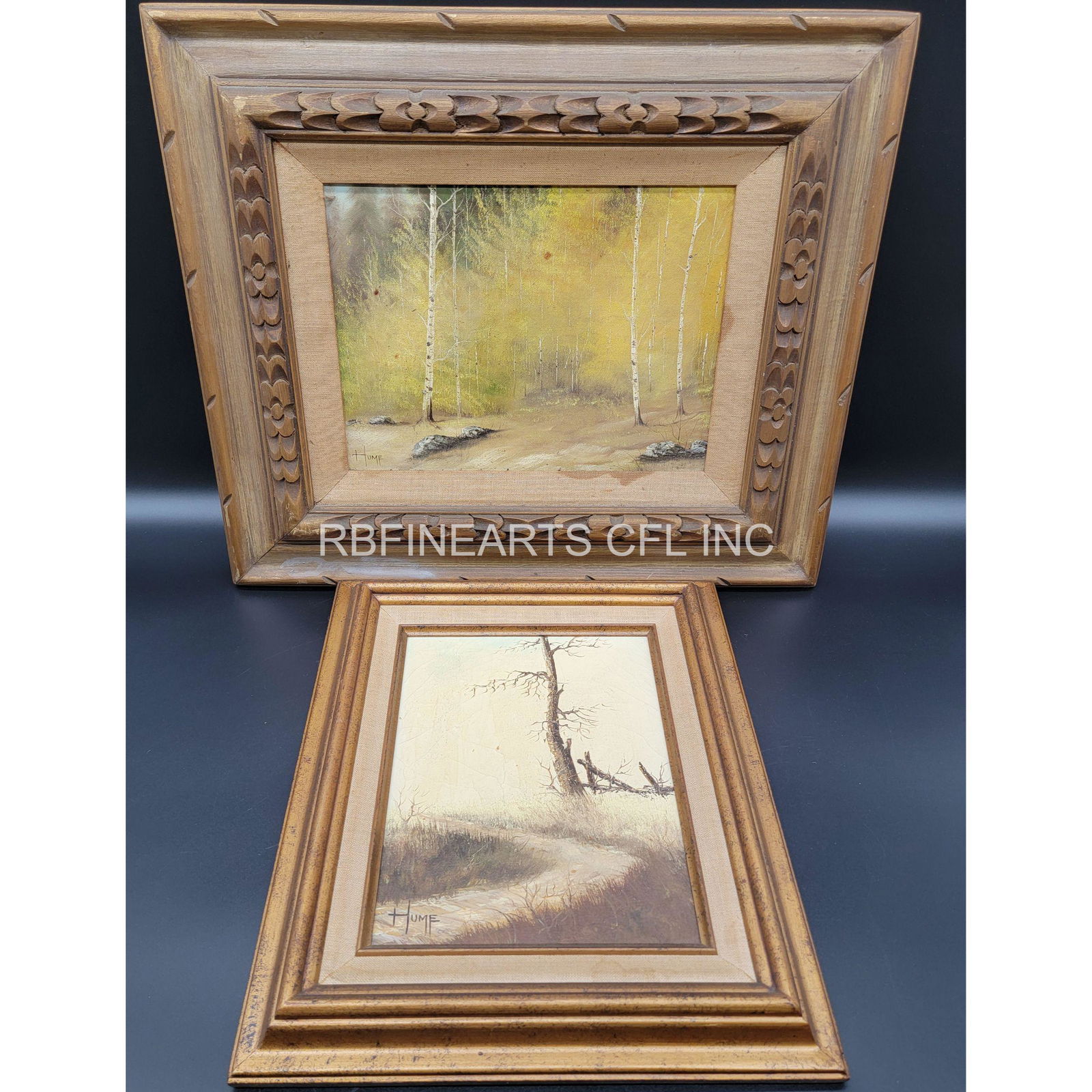 2 Vintage Landscape Painting Bruce A Hume American (1 of 18)