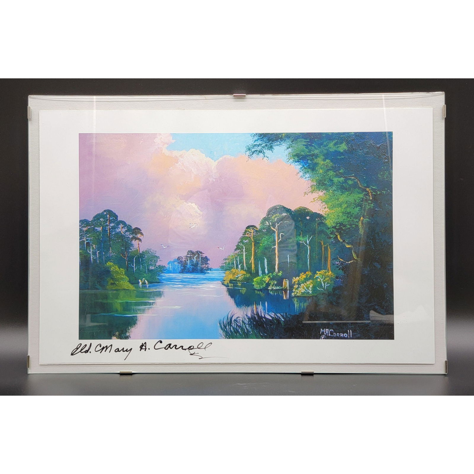 Signed Mary Ann Carroll Highwaymen Print Florida Landsc (1 of 6)