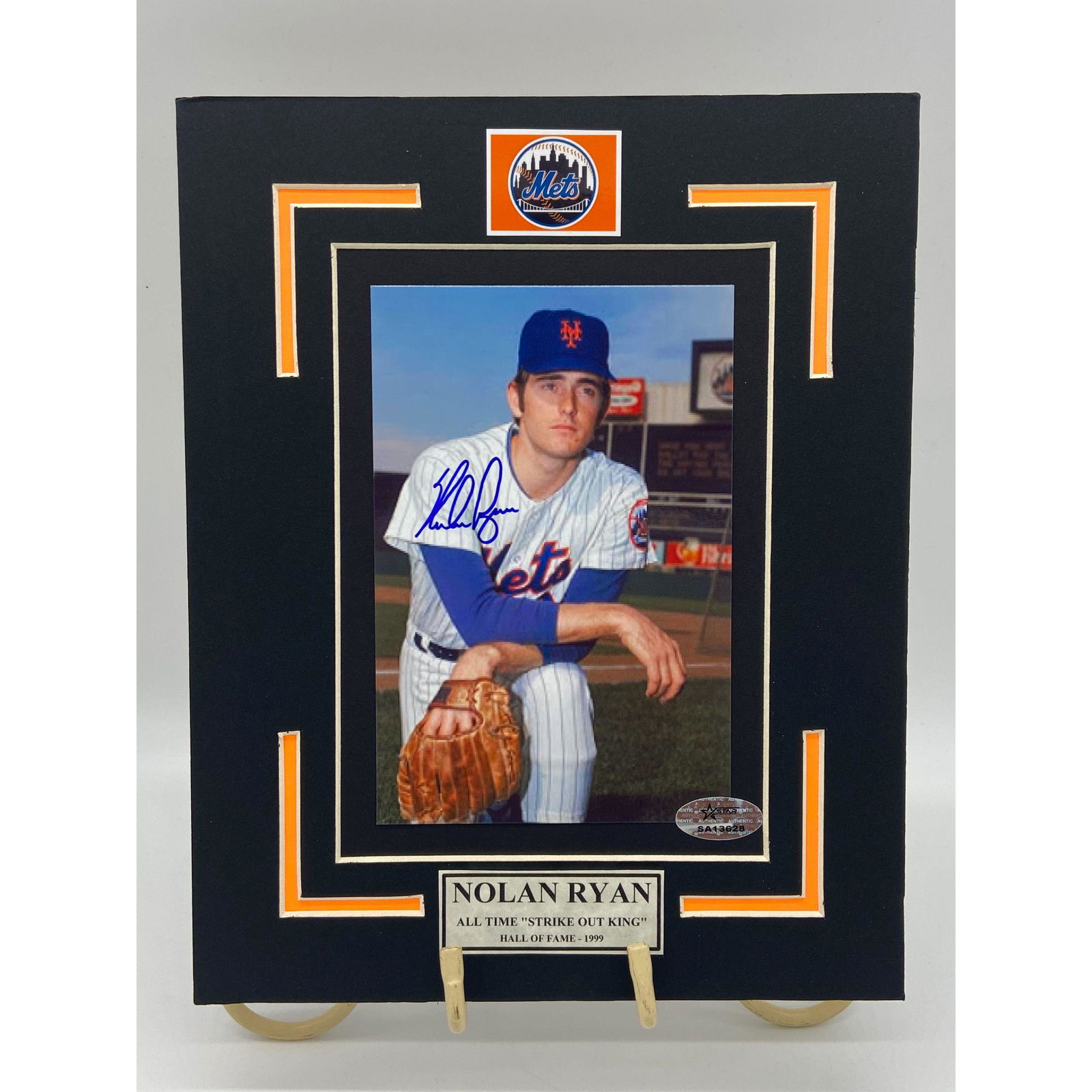 MLB NOLAN RYAN "STRIKE OUT KING" SIGNED PHOTO w/ COA (1 of 5)