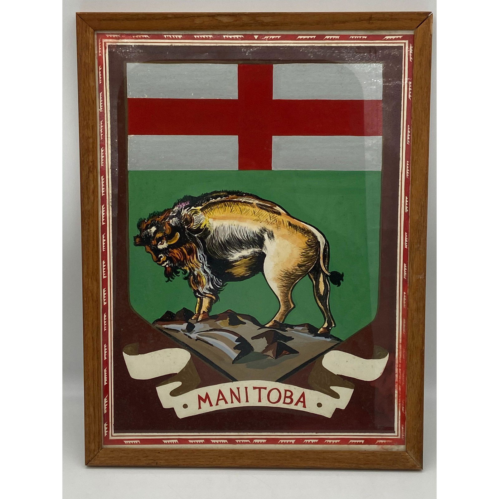 Framed Crest of Manitoba (1 of 10)