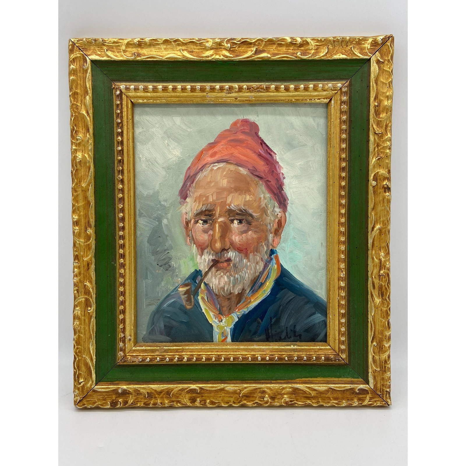 Mirabile Signed O/C Sailor Portrait (1 of 16)