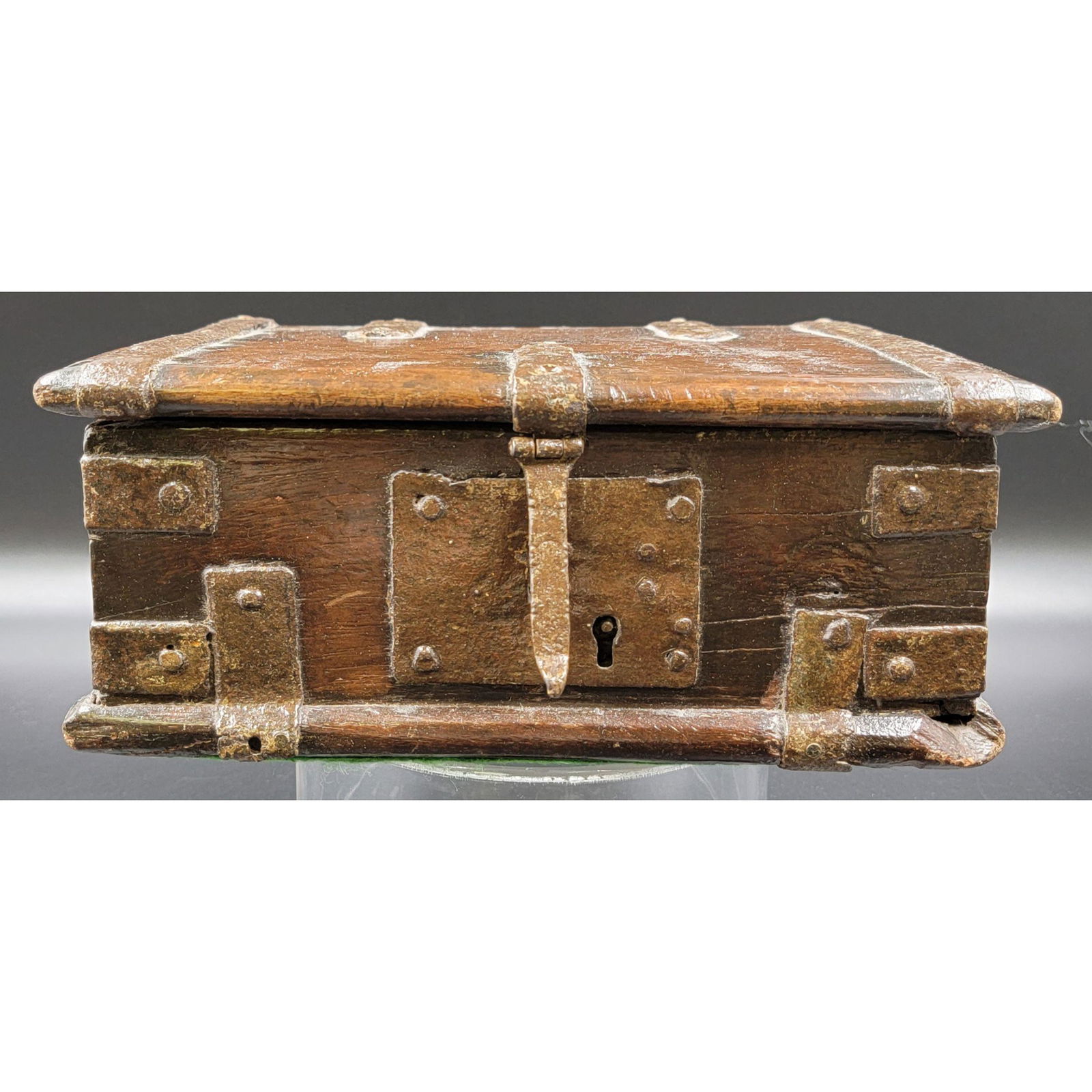 Antique Wooden Document Or Strong Box (1 of 15)