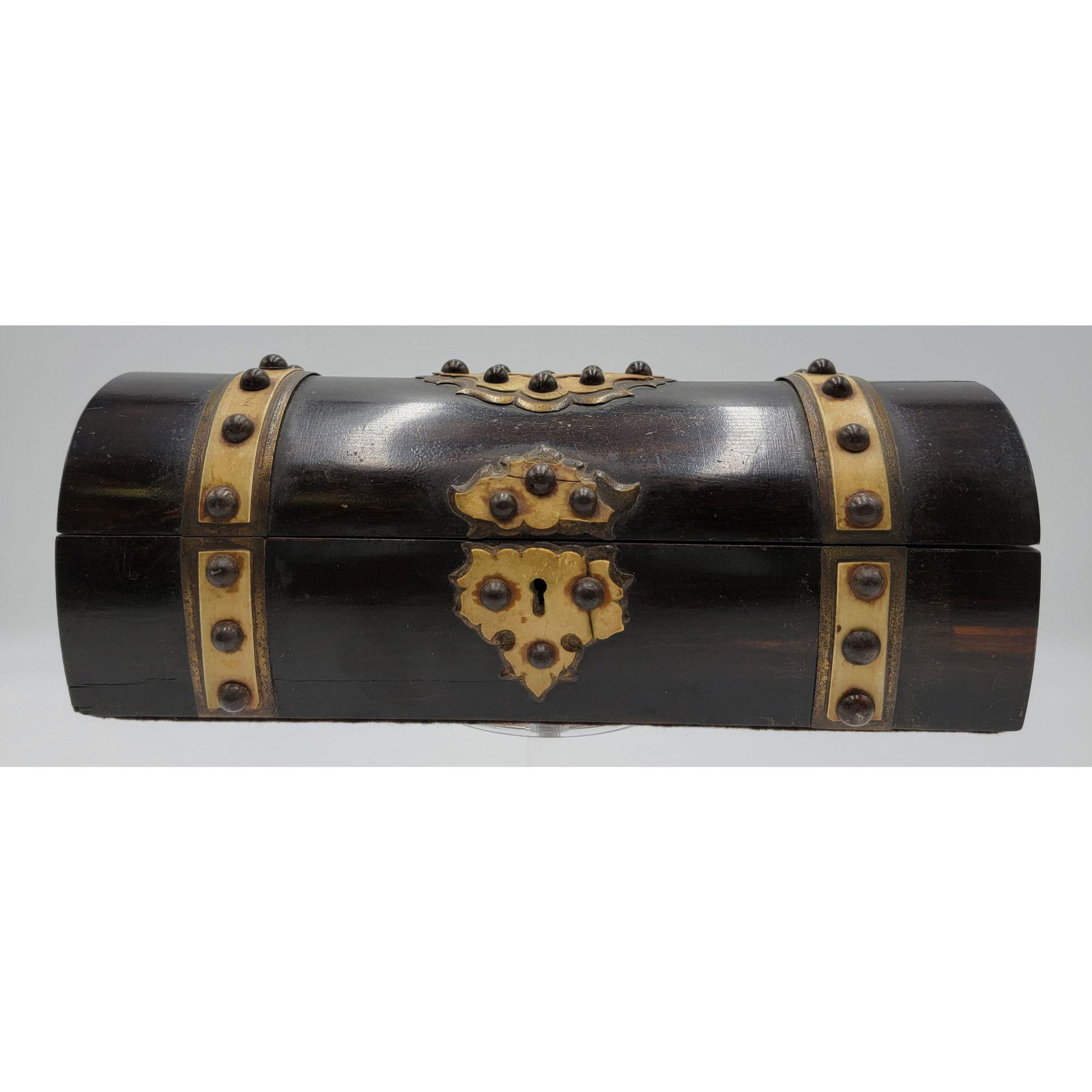 Mid 19th-Century Calamander Wooden Box (1 of 11)