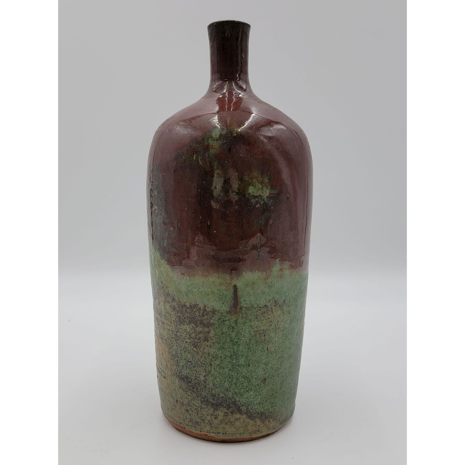 A Signed Studio Pottery Bottle / Vase Charles Riche (1 of 7)