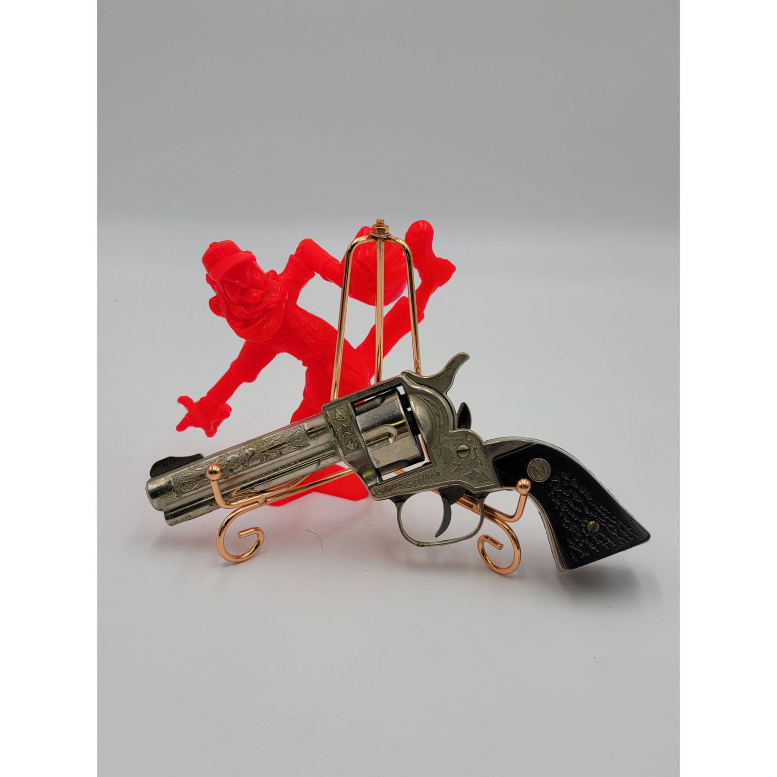 Original Nichols Cap Gun And Nutty Mad by Marx: Original Nichols Cap Gun And Nutty Mad Bull Pen by Marx.