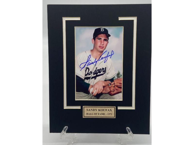 VINTAGE MLB SANDY KOUFAX BROOKLYN DODGERS AUTOGRAPHED P (1 of 5)