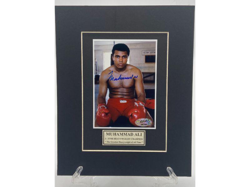 Muhammad Ali Signed Photo Matted w/ COA (1 of 6)