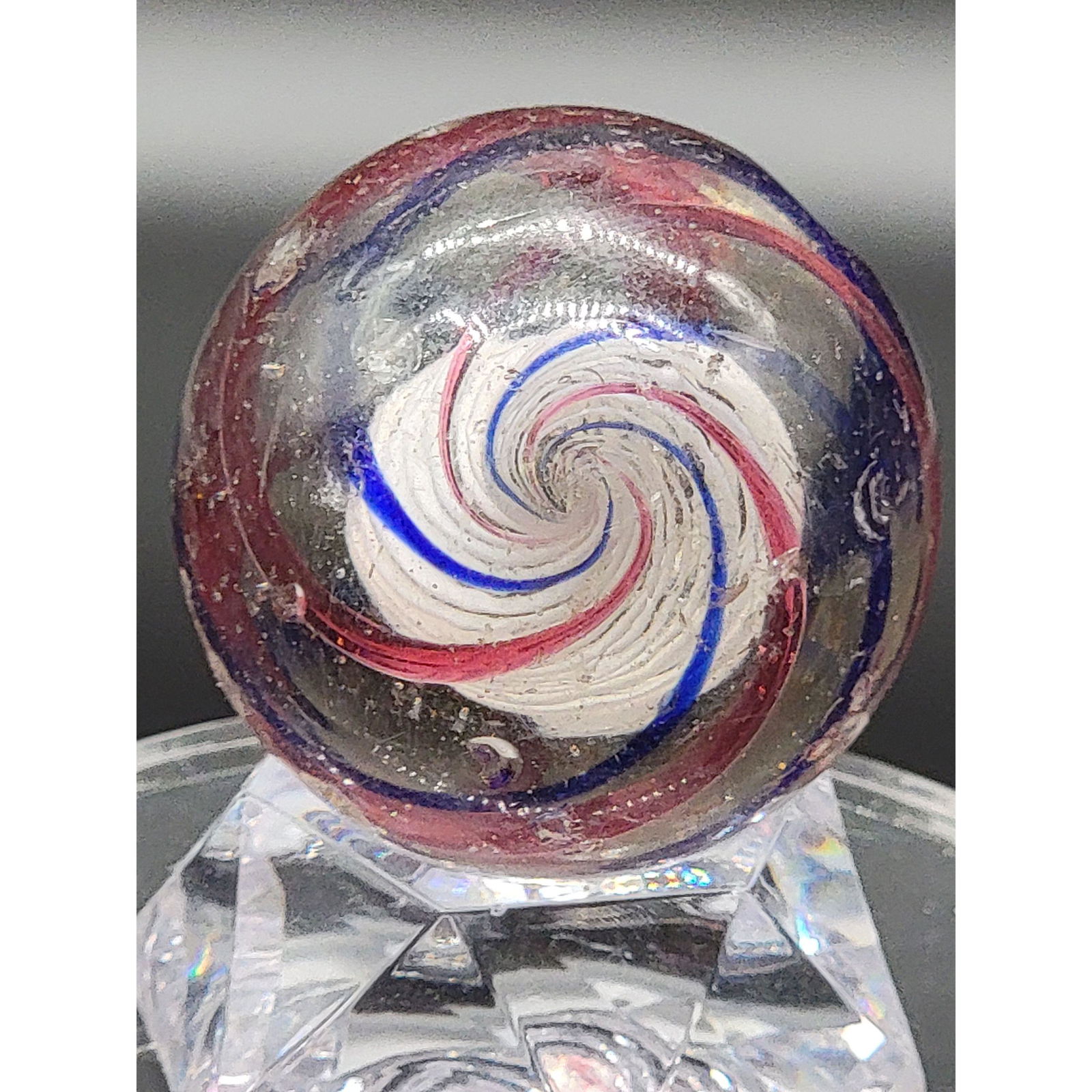 A Large Vintage Marble: A Large Vintage Marble, 1.5" Diameter